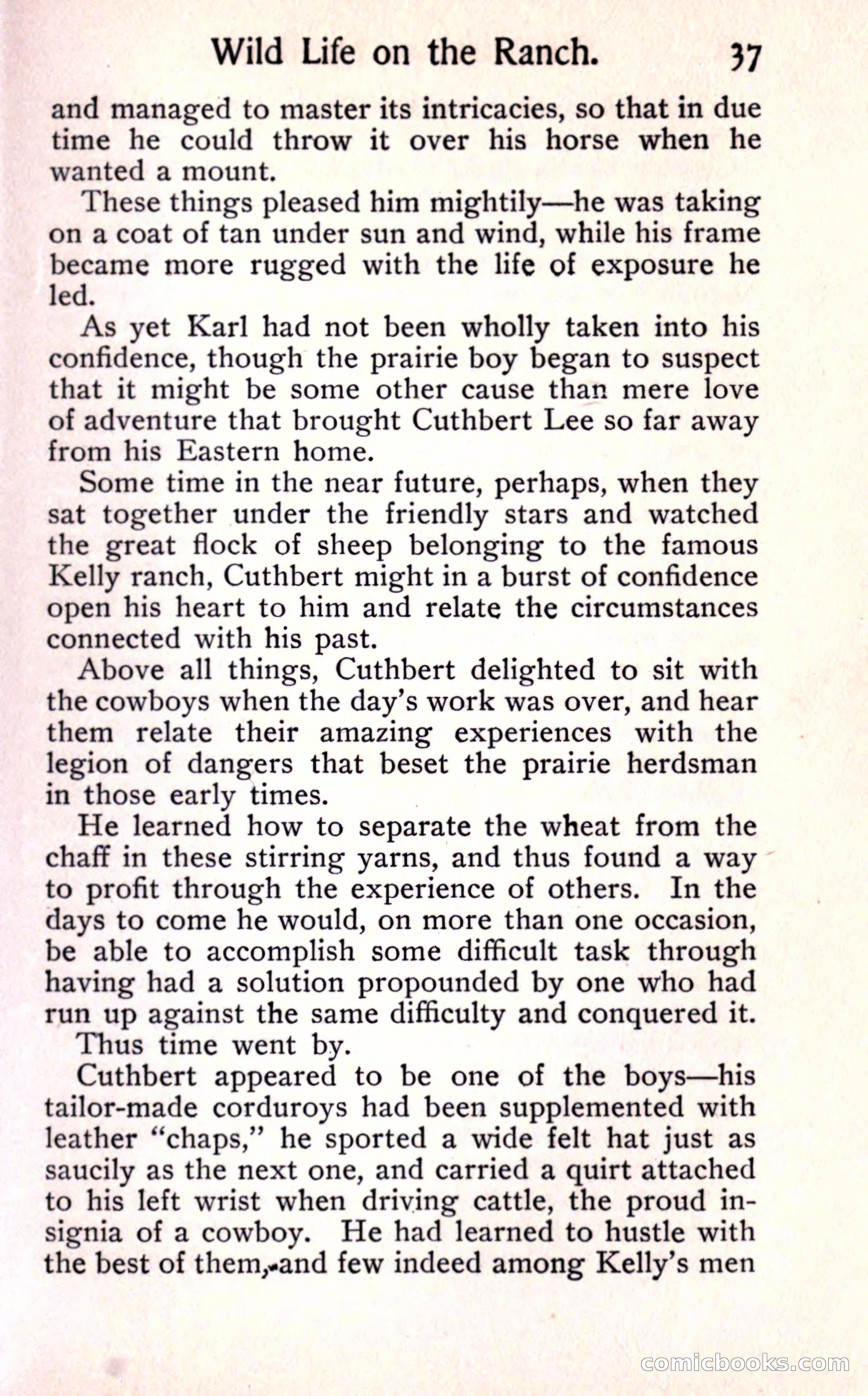 Sunset Ranch: A Story of a Boy's Adventures in the West — page 43 of 291