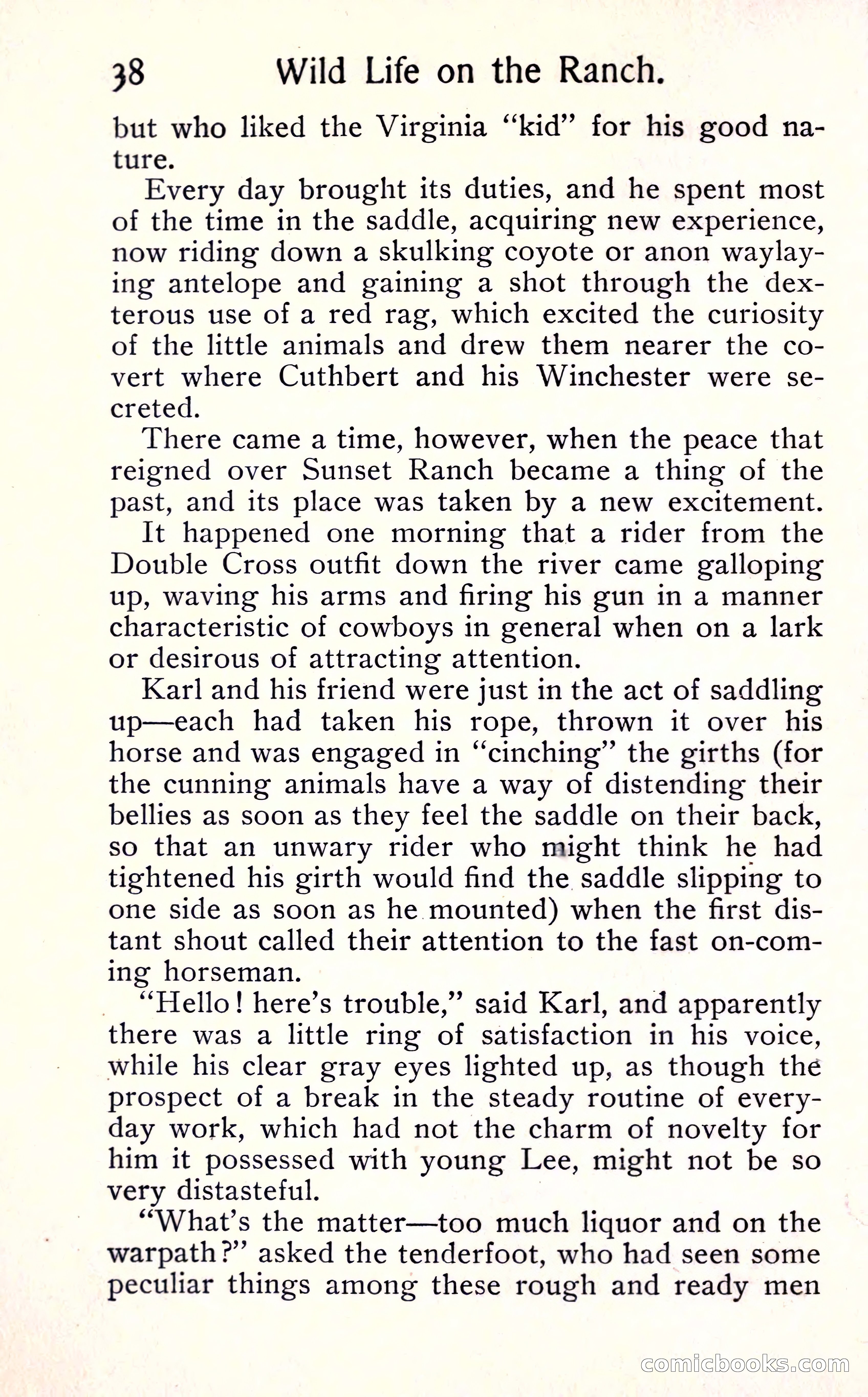 Sunset Ranch: A Story of a Boy's Adventures in the West — page 44 of 291