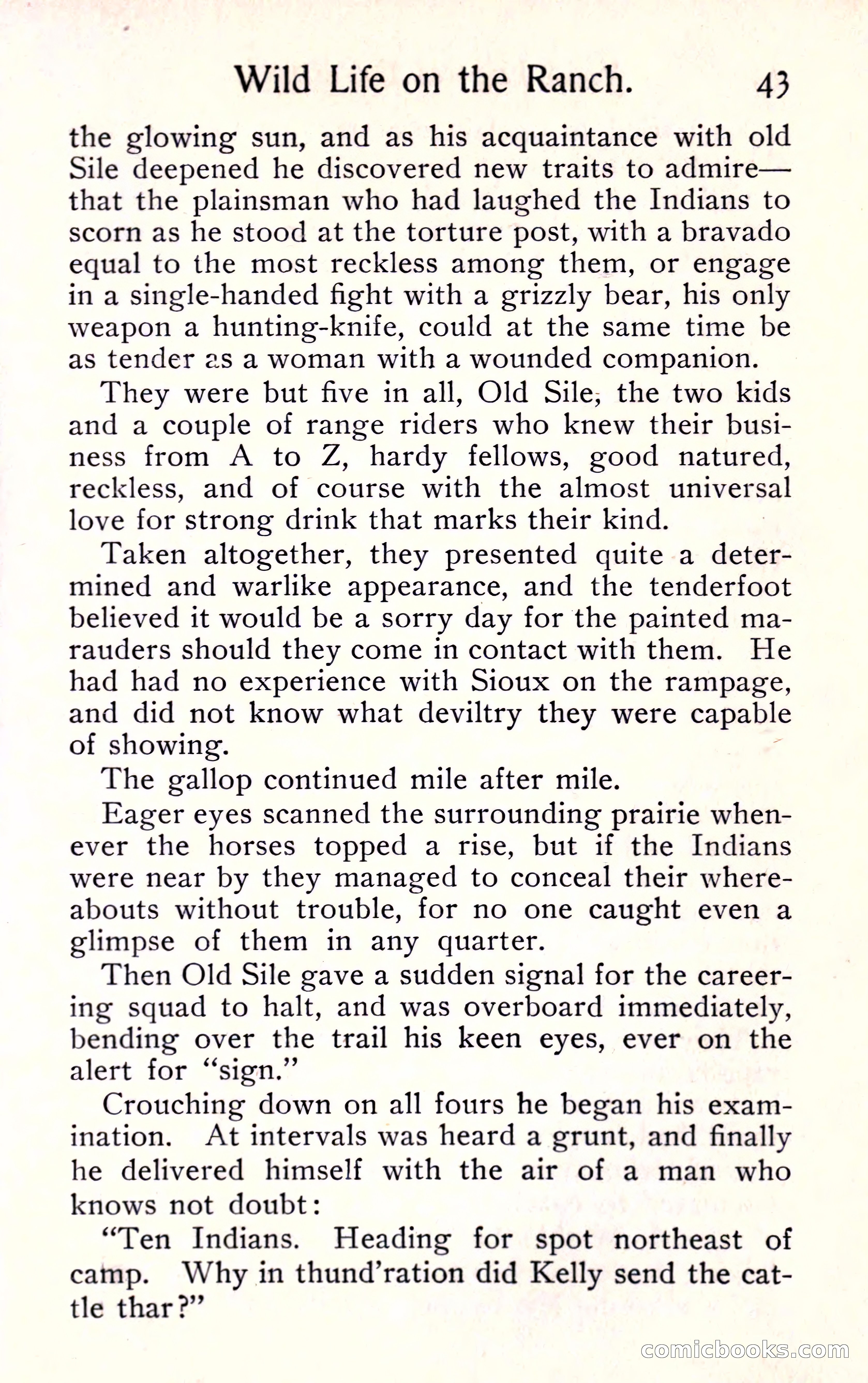 Sunset Ranch: A Story of a Boy's Adventures in the West — page 49 of 291