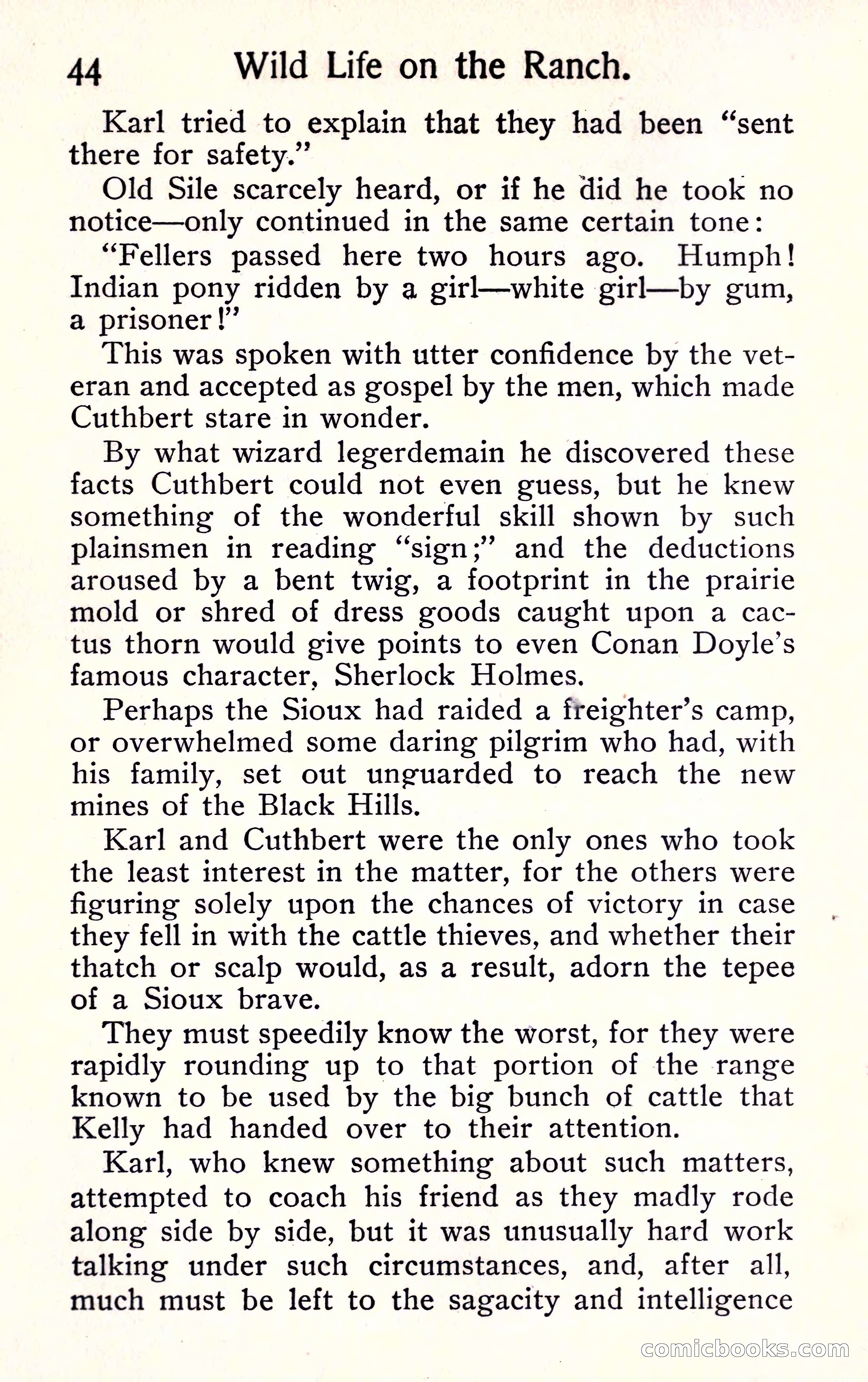 Sunset Ranch: A Story of a Boy's Adventures in the West — page 50 of 291