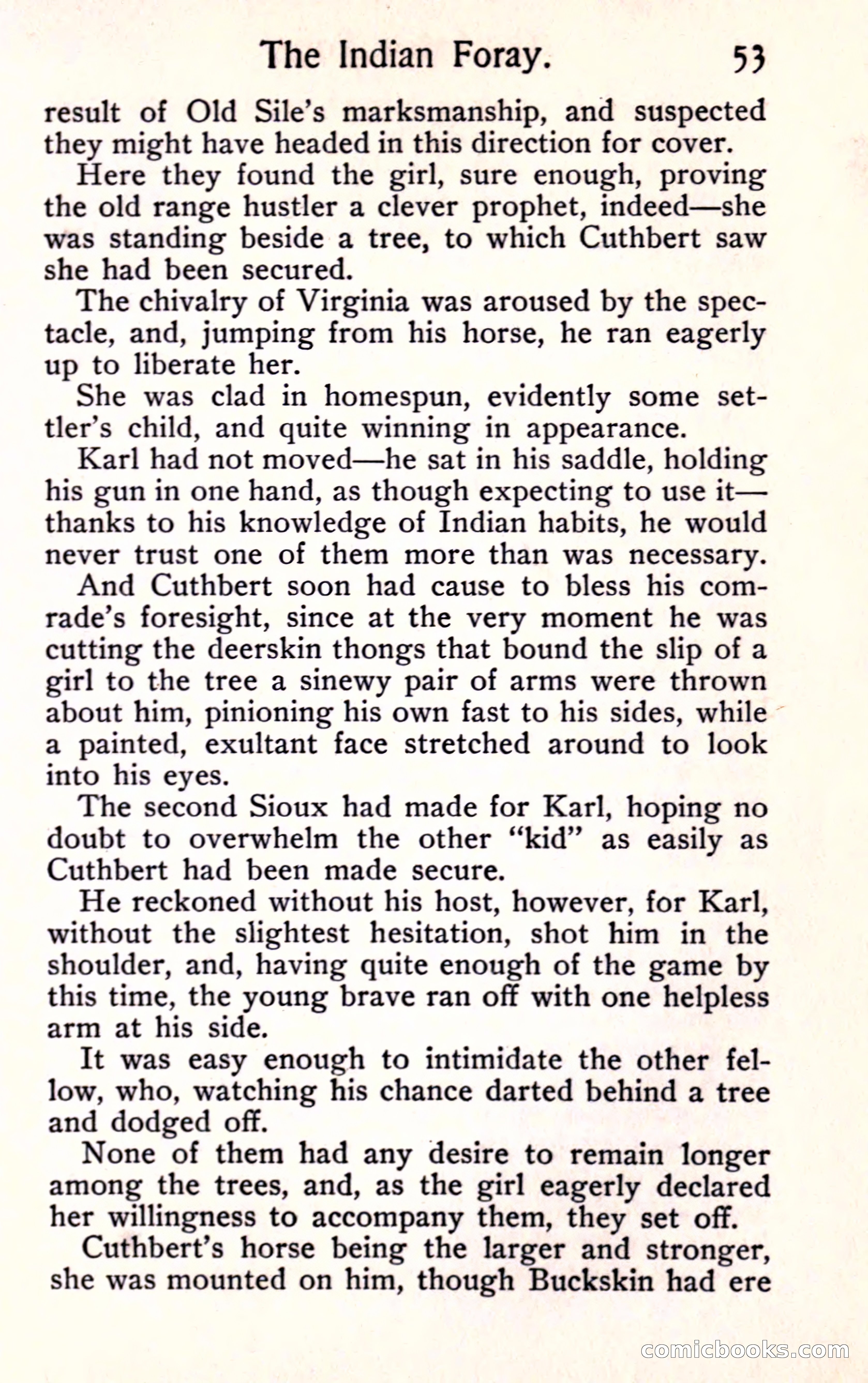 Sunset Ranch: A Story of a Boy's Adventures in the West — page 61 of 291