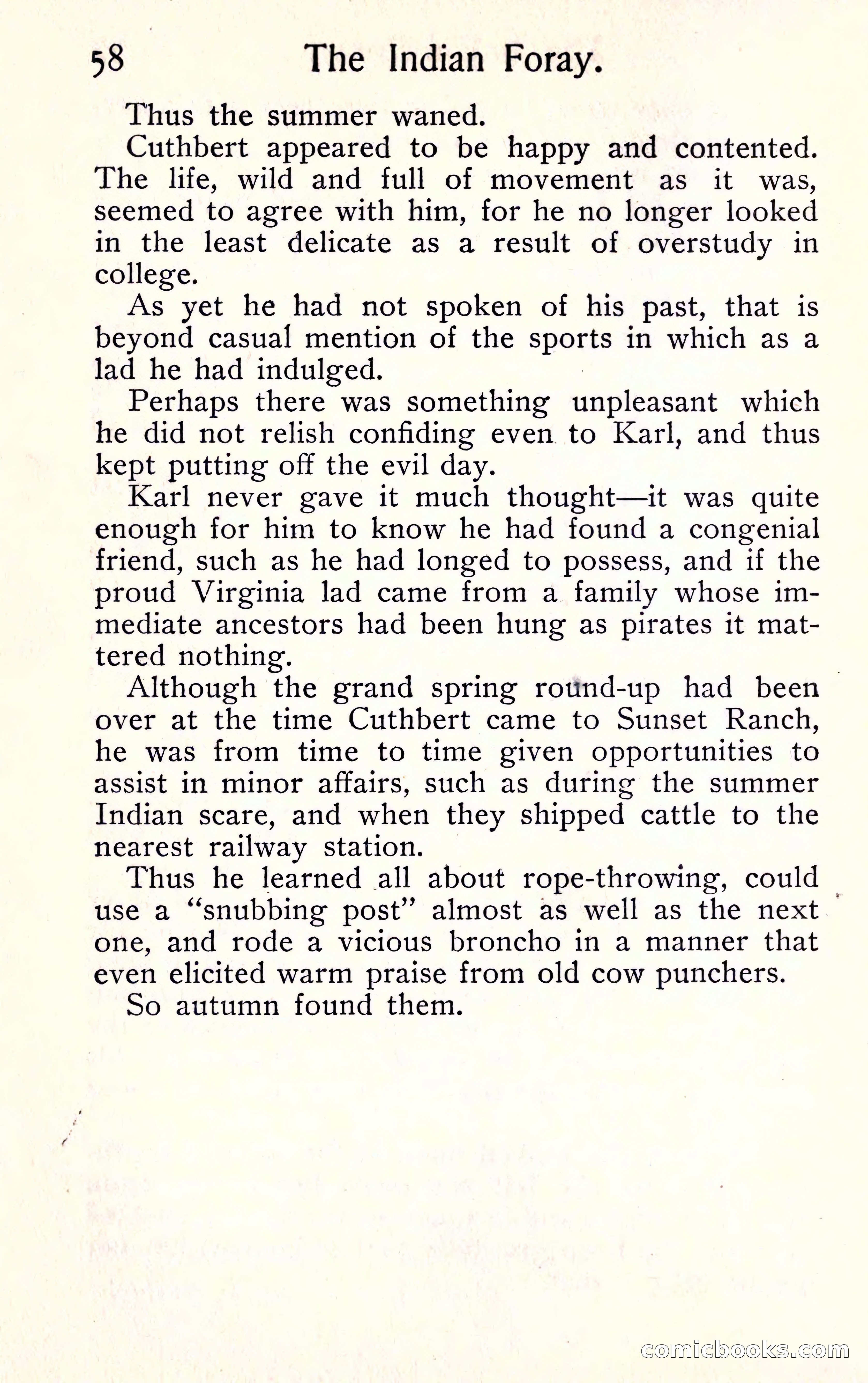 Sunset Ranch: A Story of a Boy's Adventures in the West — page 66 of 291