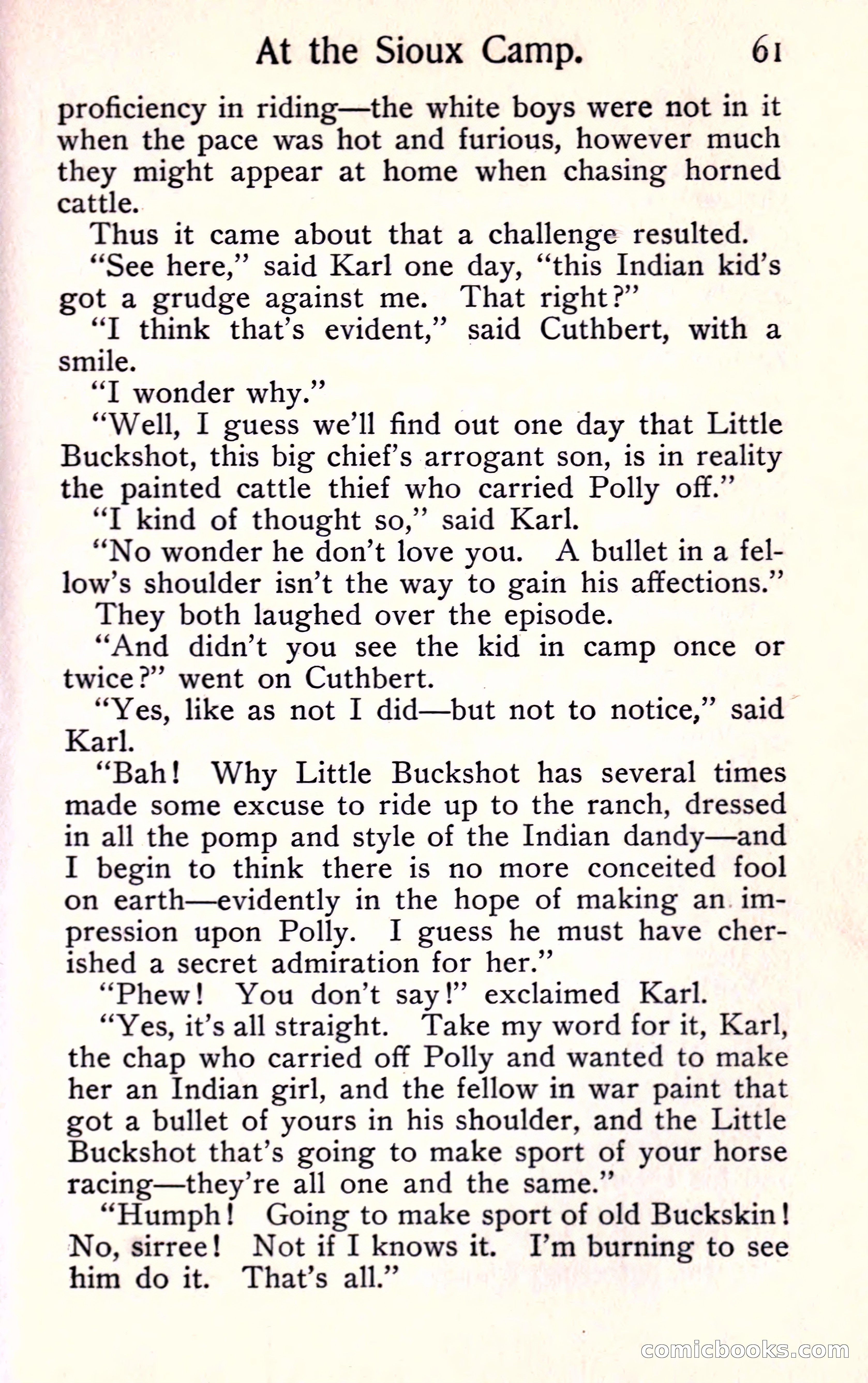 Sunset Ranch: A Story of a Boy's Adventures in the West — page 69 of 291