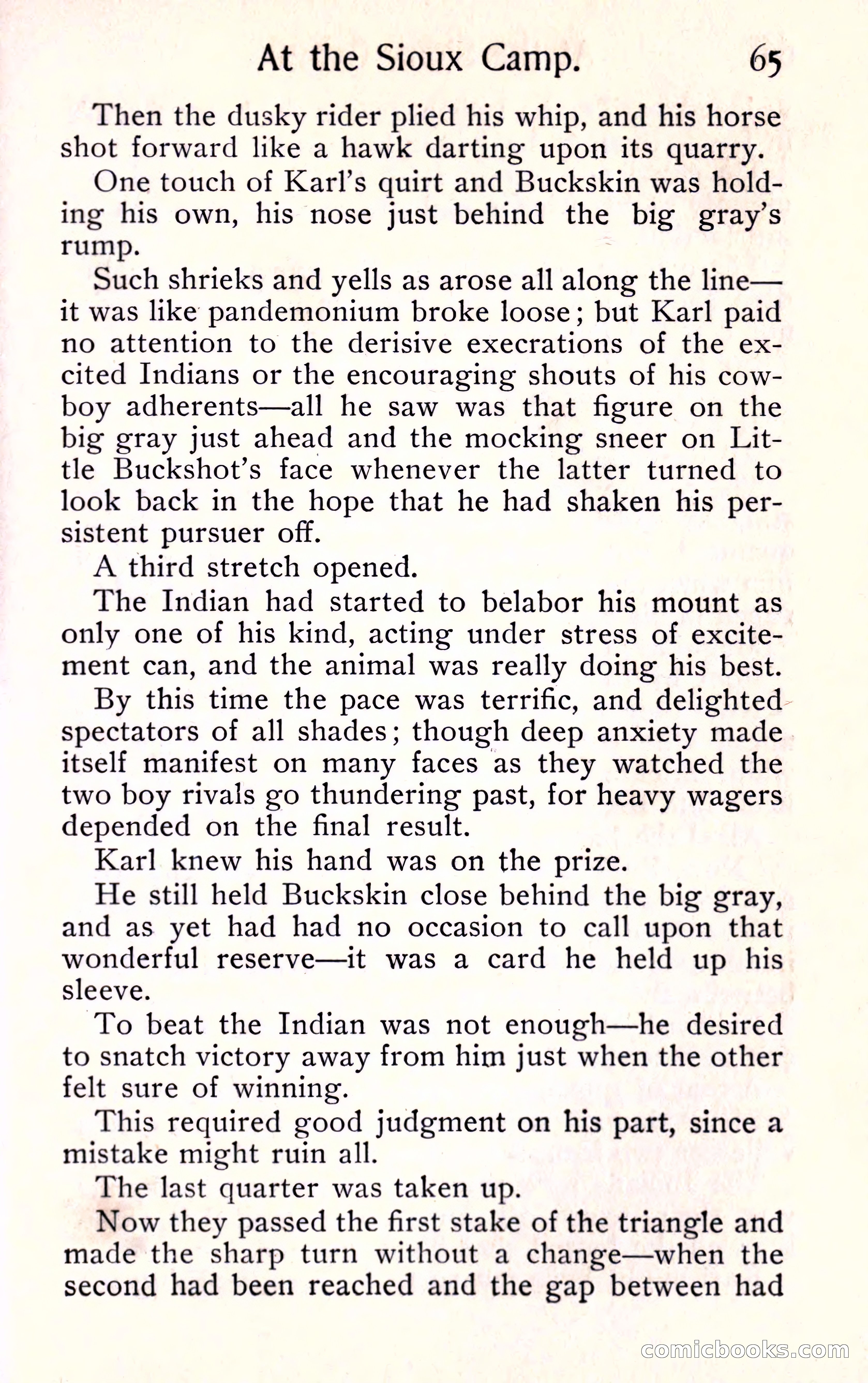 Sunset Ranch: A Story of a Boy's Adventures in the West — page 73 of 291
