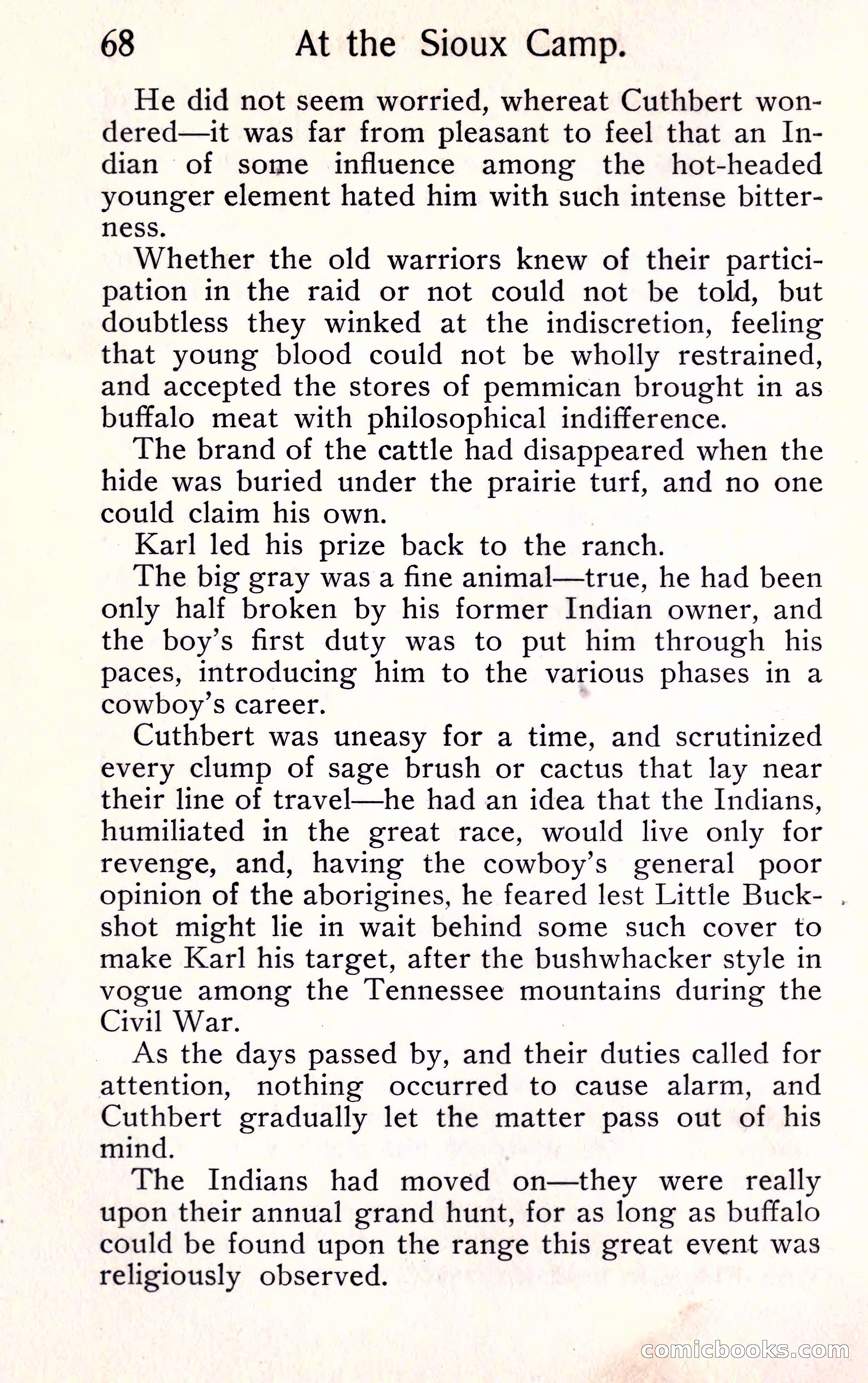 Sunset Ranch: A Story of a Boy's Adventures in the West — page 76 of 291