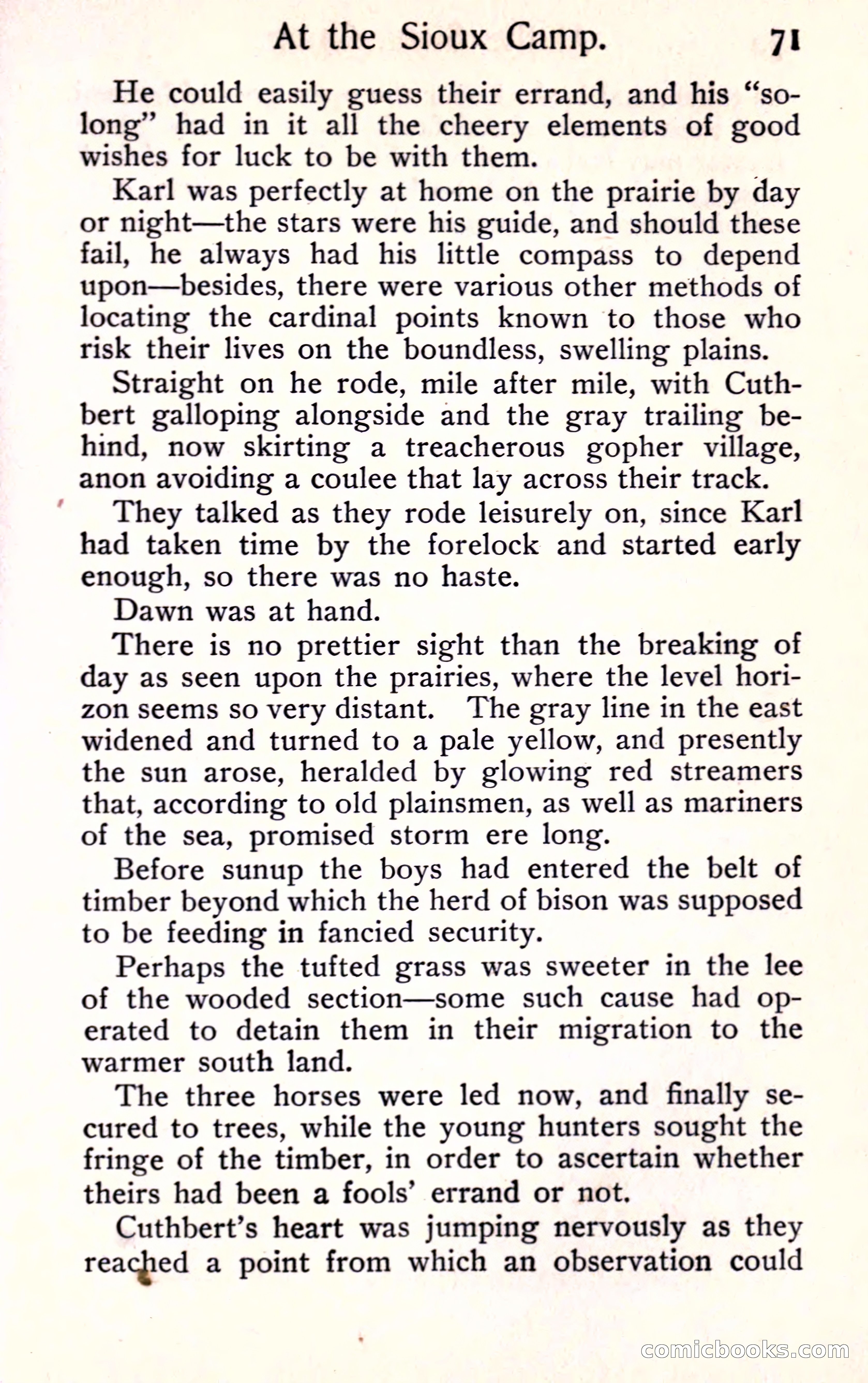 Sunset Ranch: A Story of a Boy's Adventures in the West — page 79 of 291