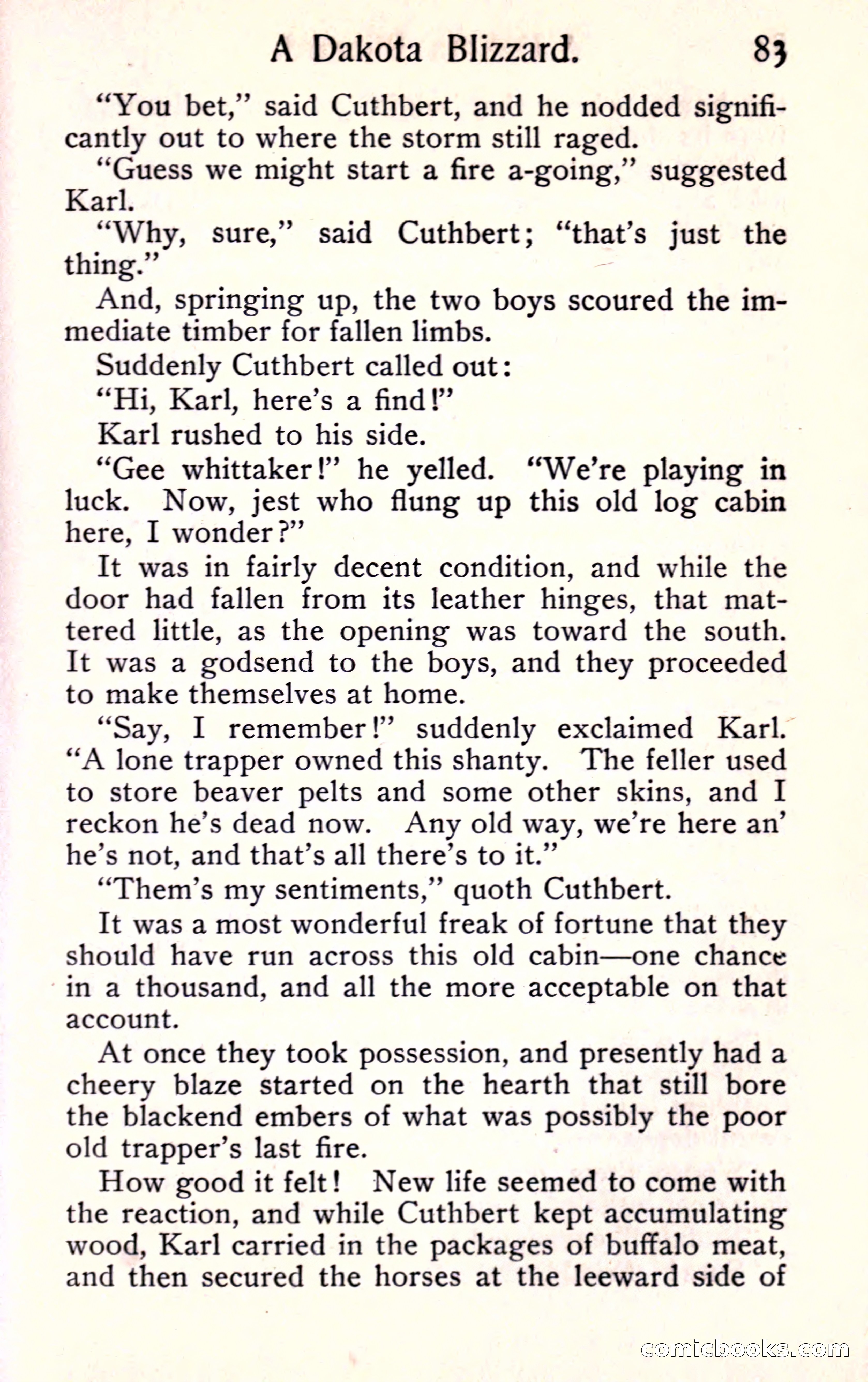 Sunset Ranch: A Story of a Boy's Adventures in the West — page 91 of 291