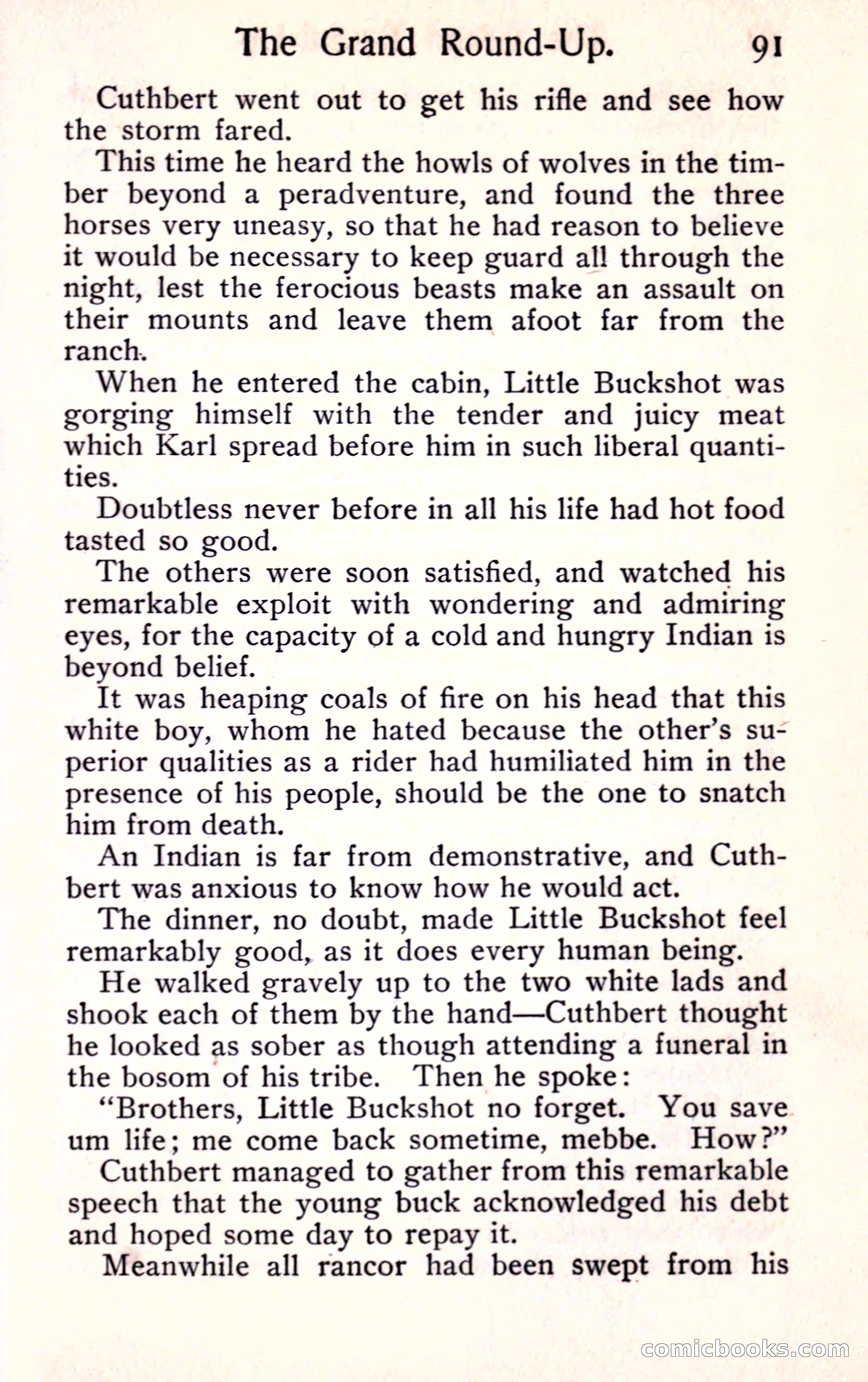 Sunset Ranch: A Story of a Boy's Adventures in the West — page 99 of 291