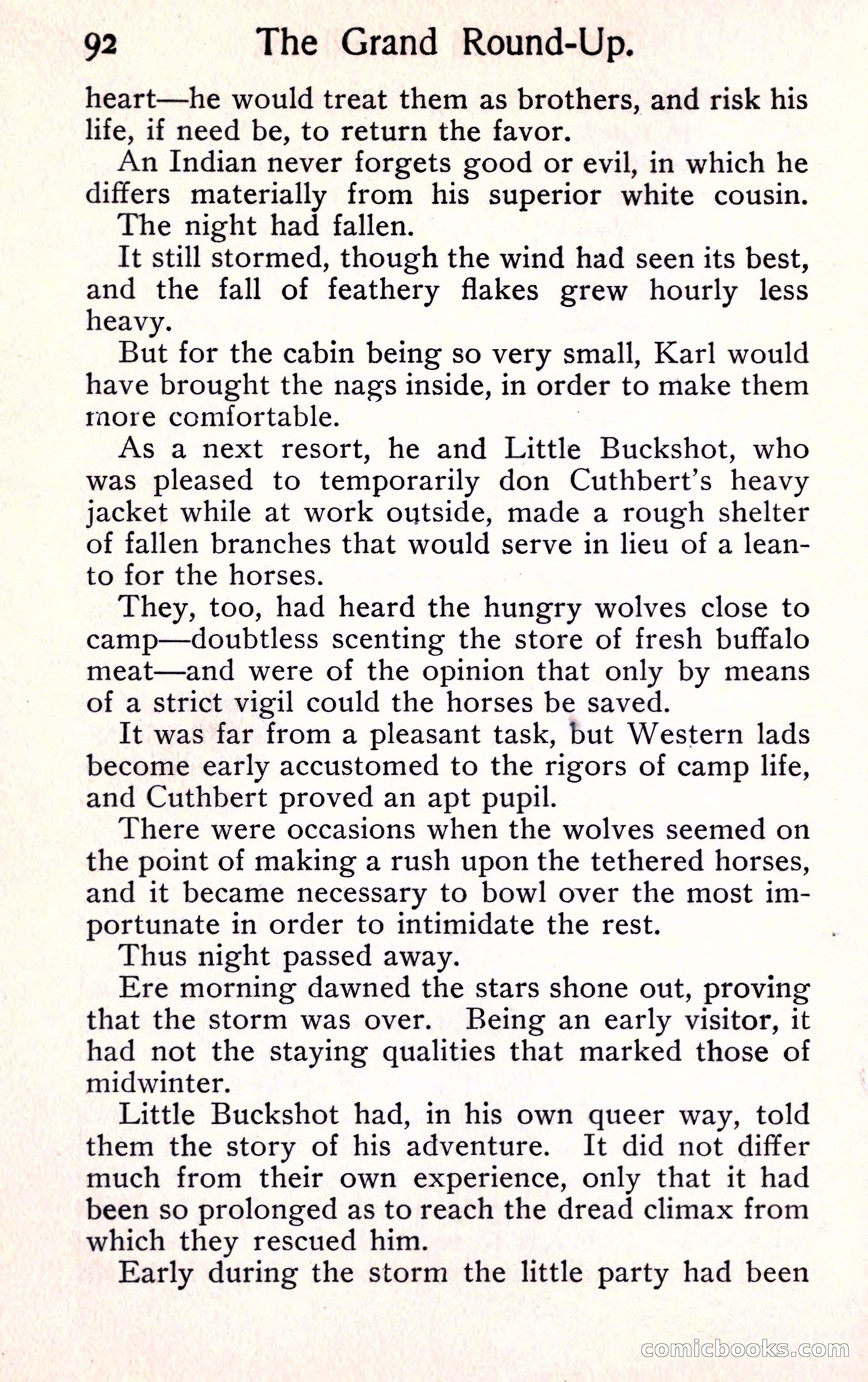 Sunset Ranch: A Story of a Boy's Adventures in the West — page 100 of 291