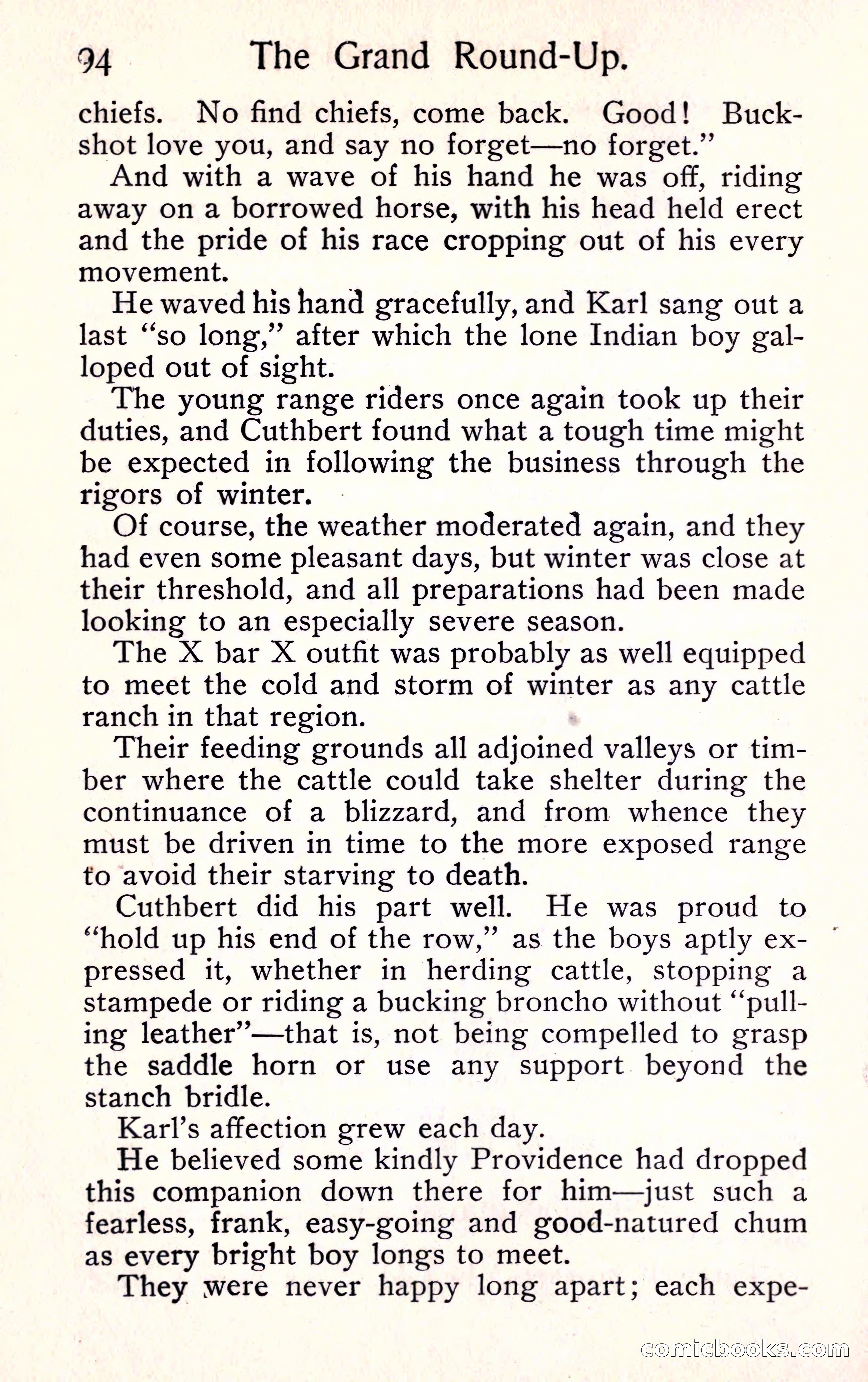 Sunset Ranch: A Story of a Boy's Adventures in the West — page 102 of 291