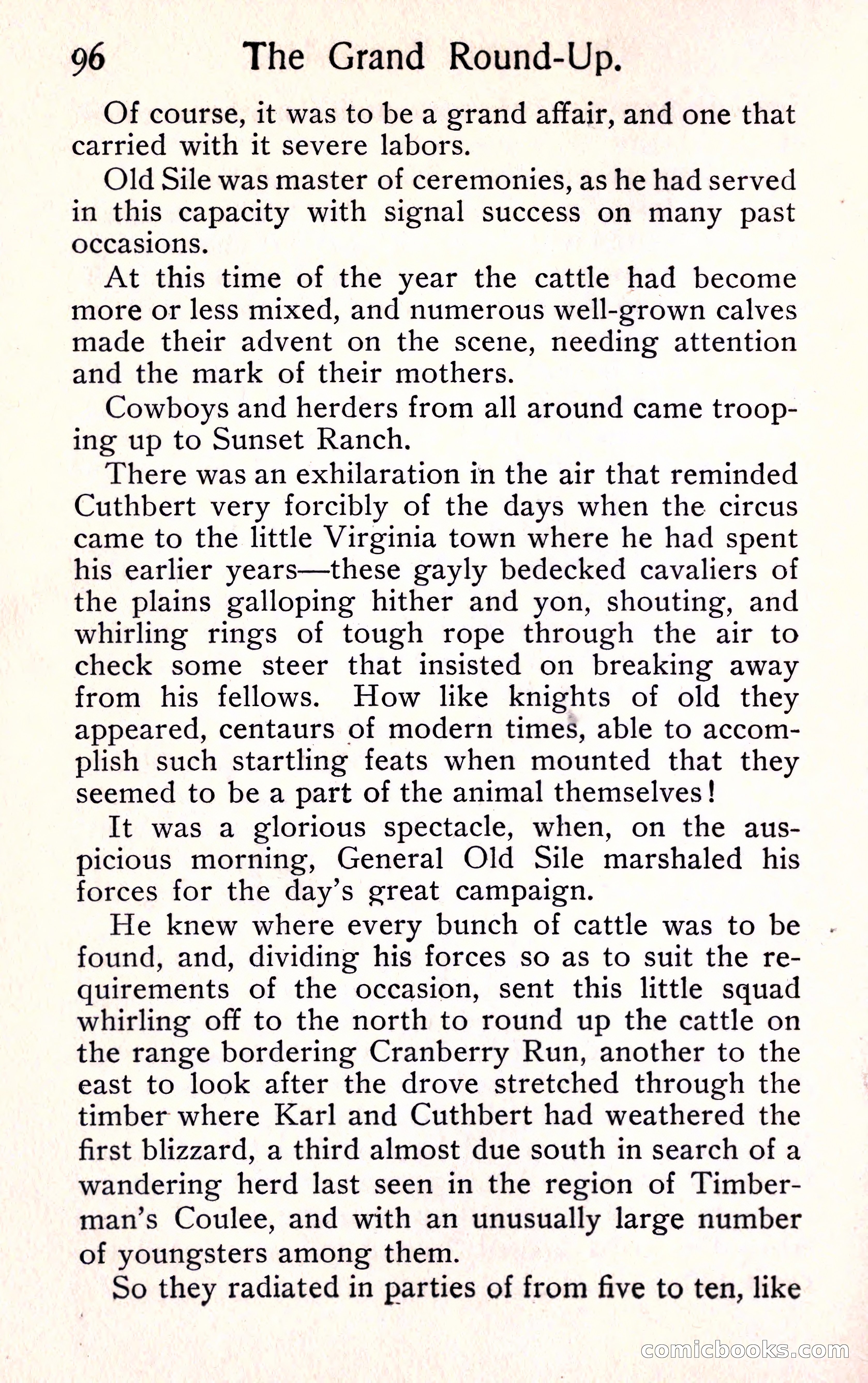 Sunset Ranch: A Story of a Boy's Adventures in the West — page 104 of 291