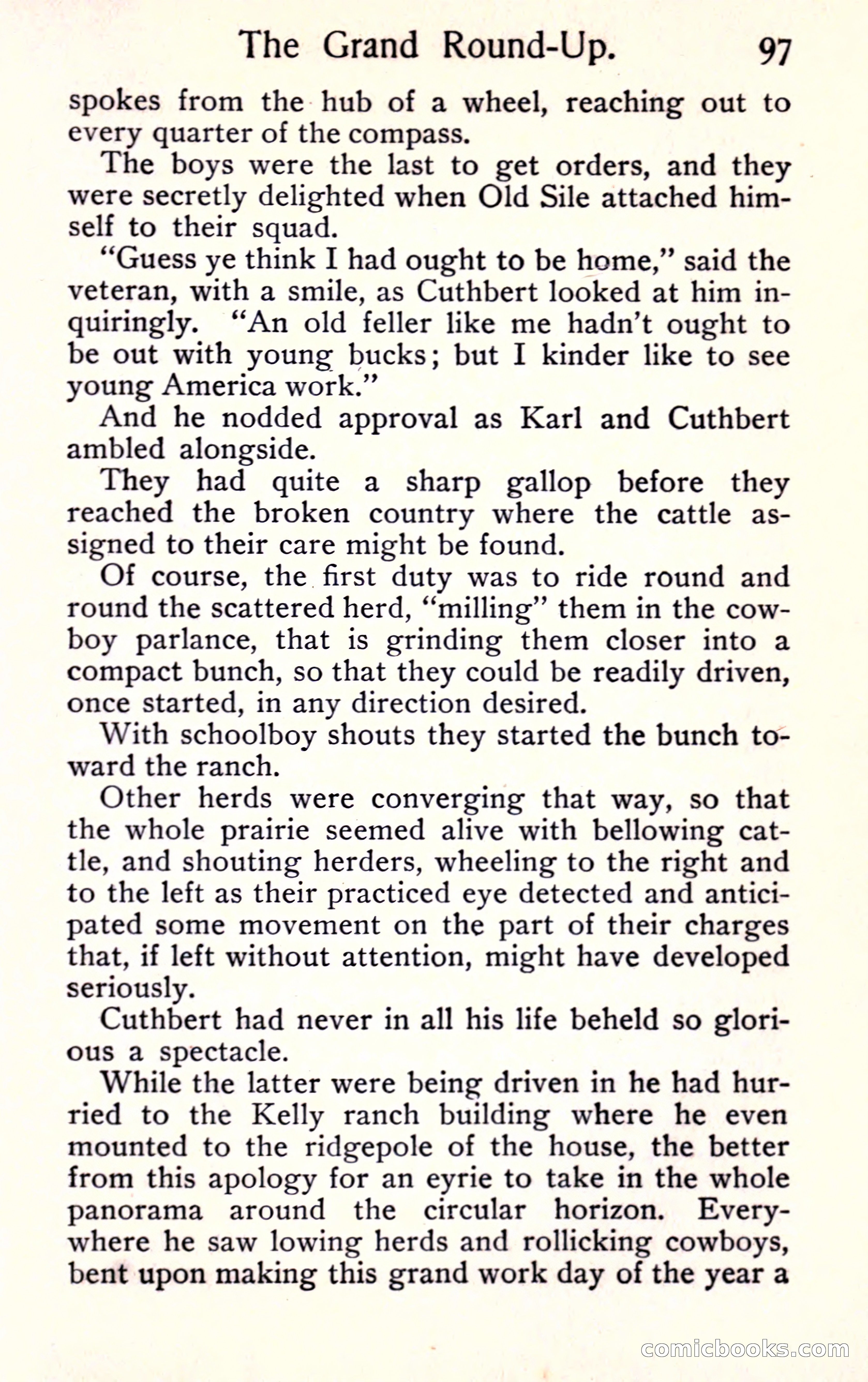 Sunset Ranch: A Story of a Boy's Adventures in the West — page 105 of 291