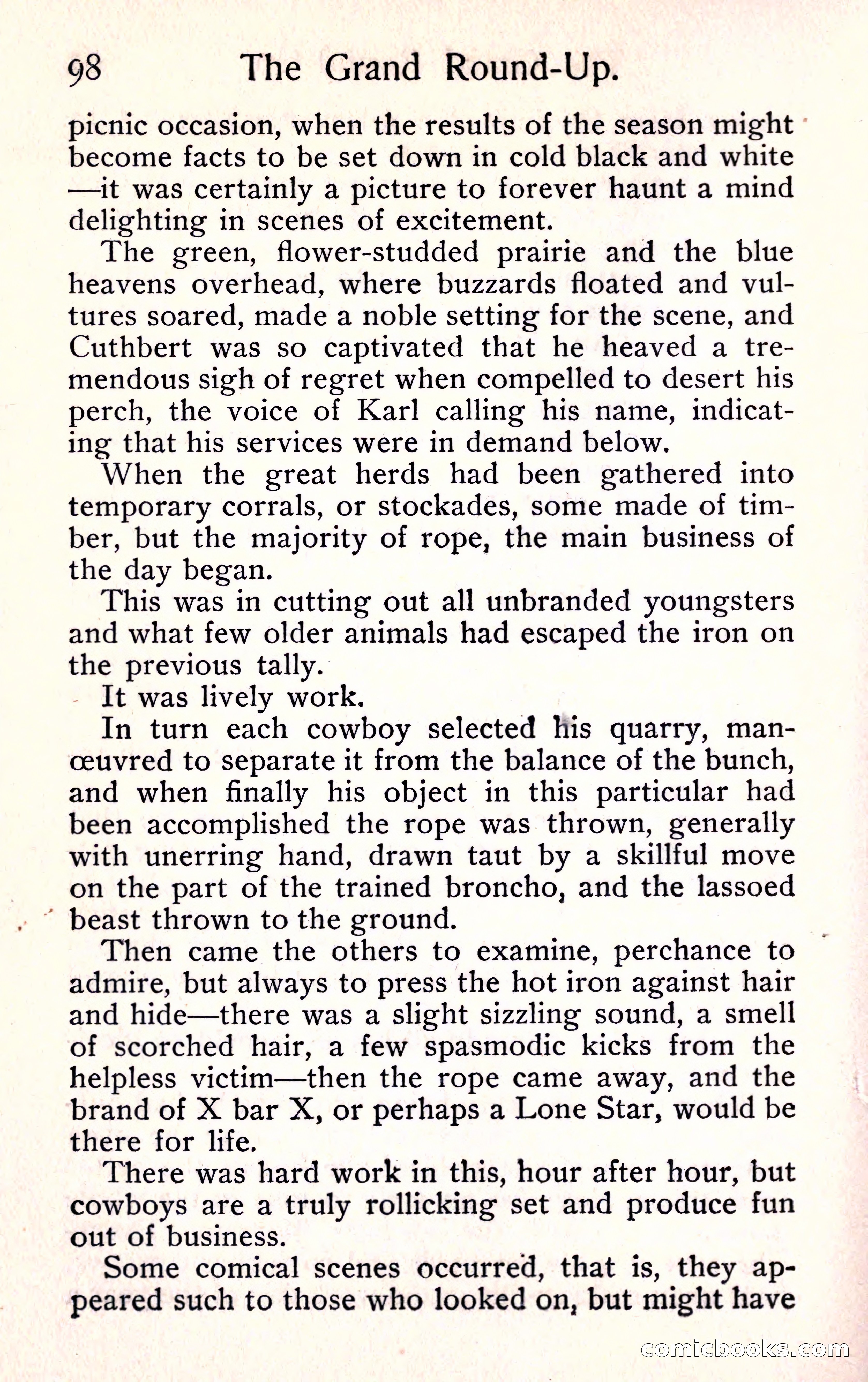 Sunset Ranch: A Story of a Boy's Adventures in the West — page 106 of 291