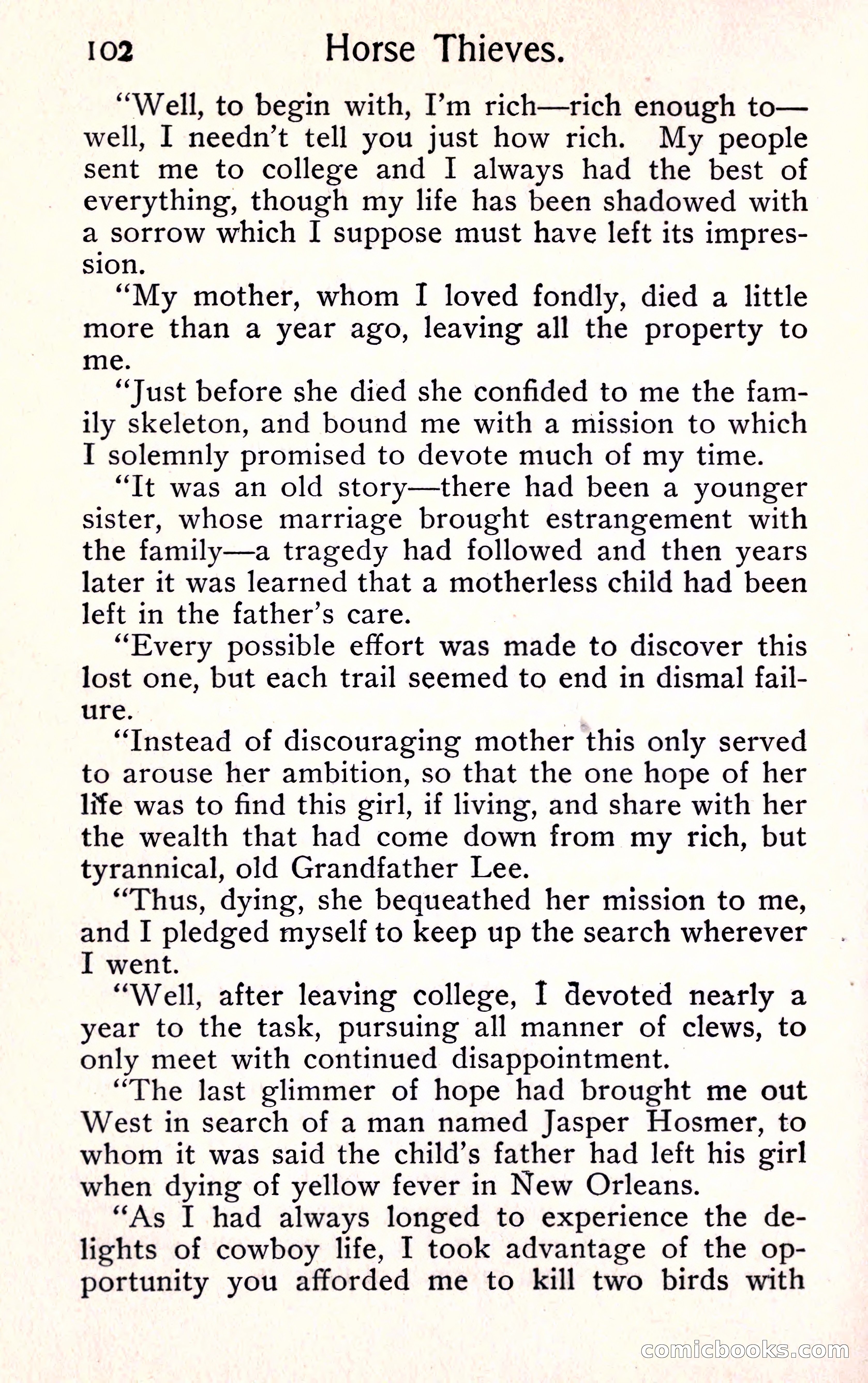 Sunset Ranch: A Story of a Boy's Adventures in the West — page 110 of 291