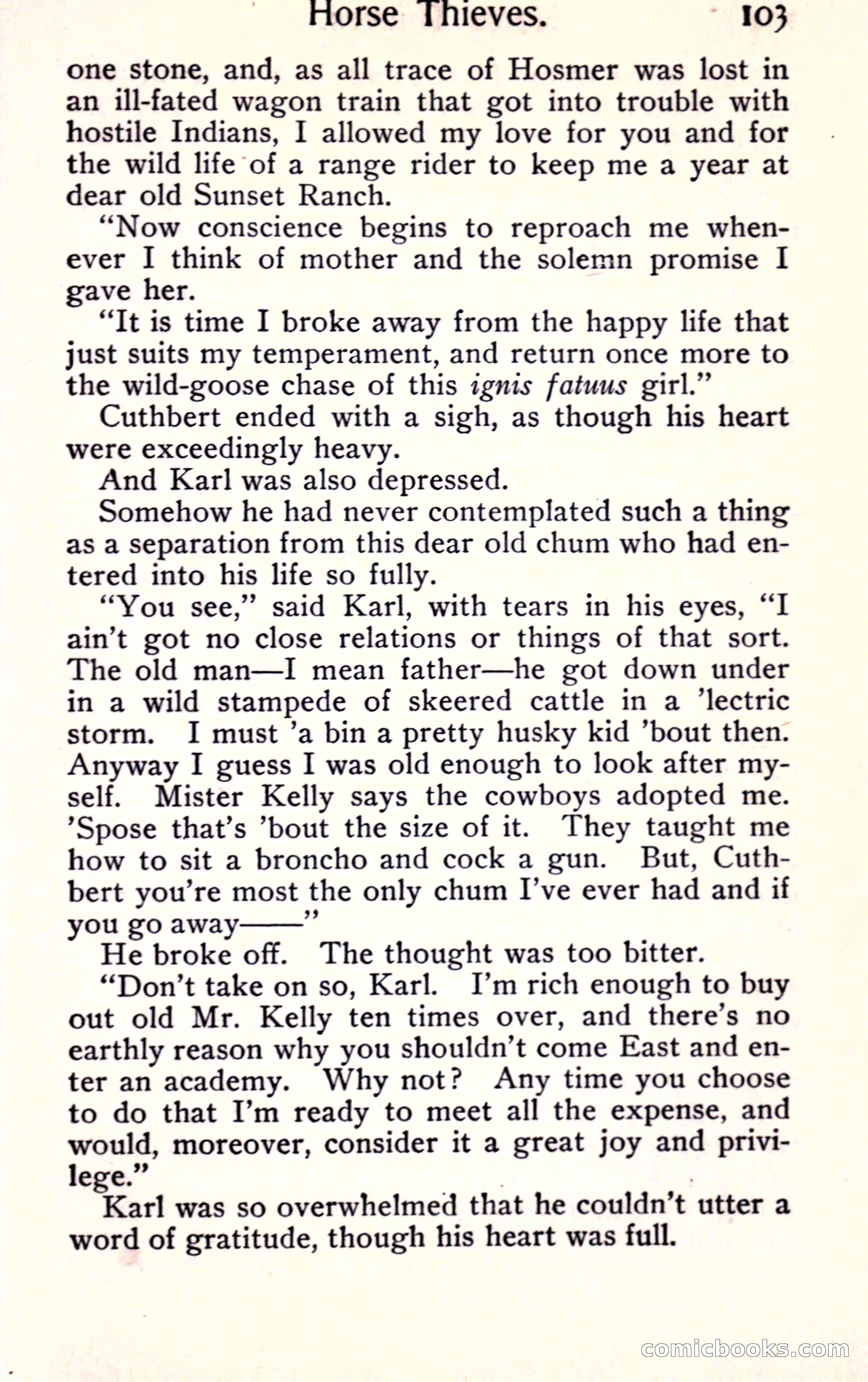 Sunset Ranch: A Story of a Boy's Adventures in the West — page 111 of 291