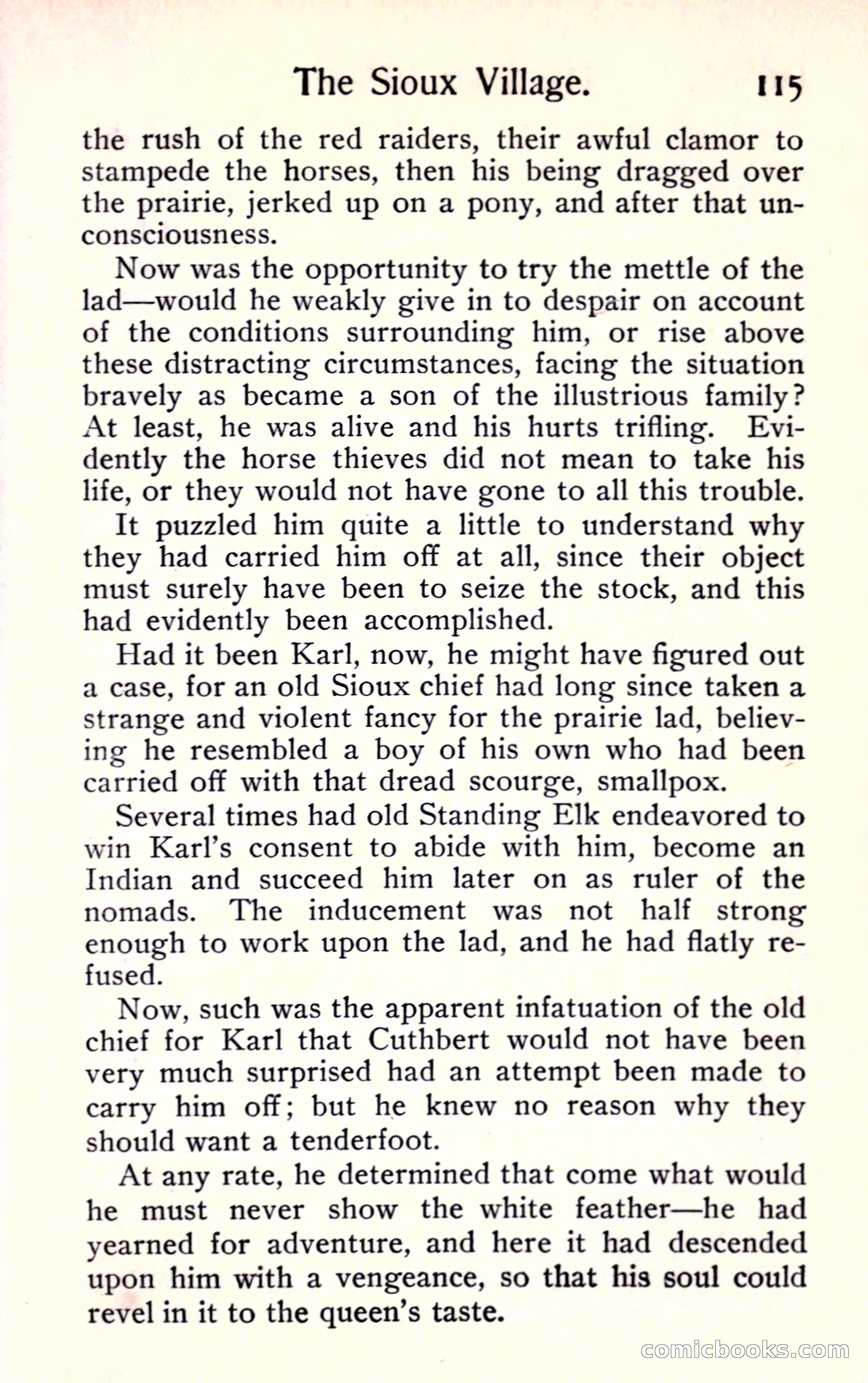 Sunset Ranch: A Story of a Boy's Adventures in the West — page 125 of 291