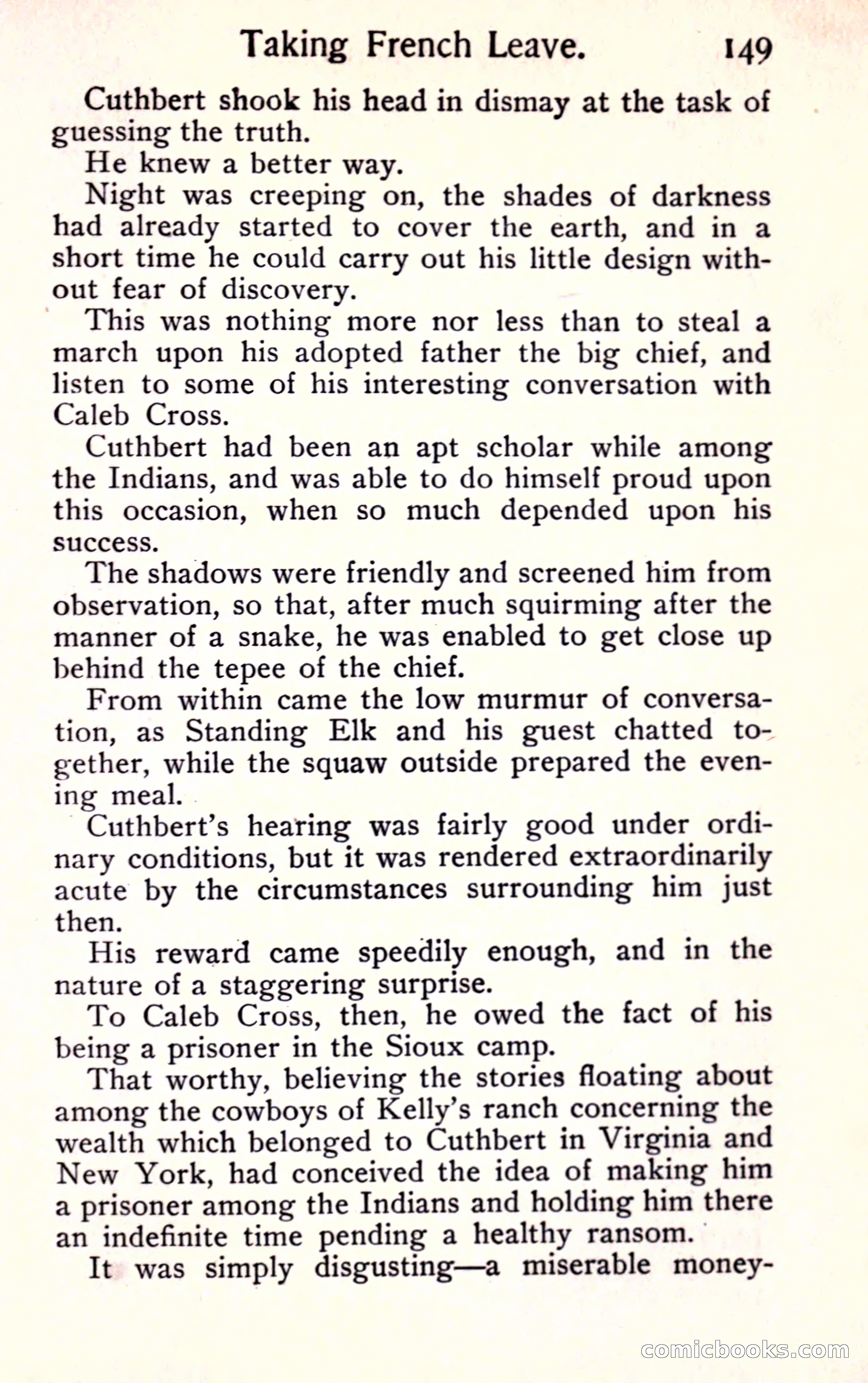 Sunset Ranch: A Story of a Boy's Adventures in the West — page 161 of 291
