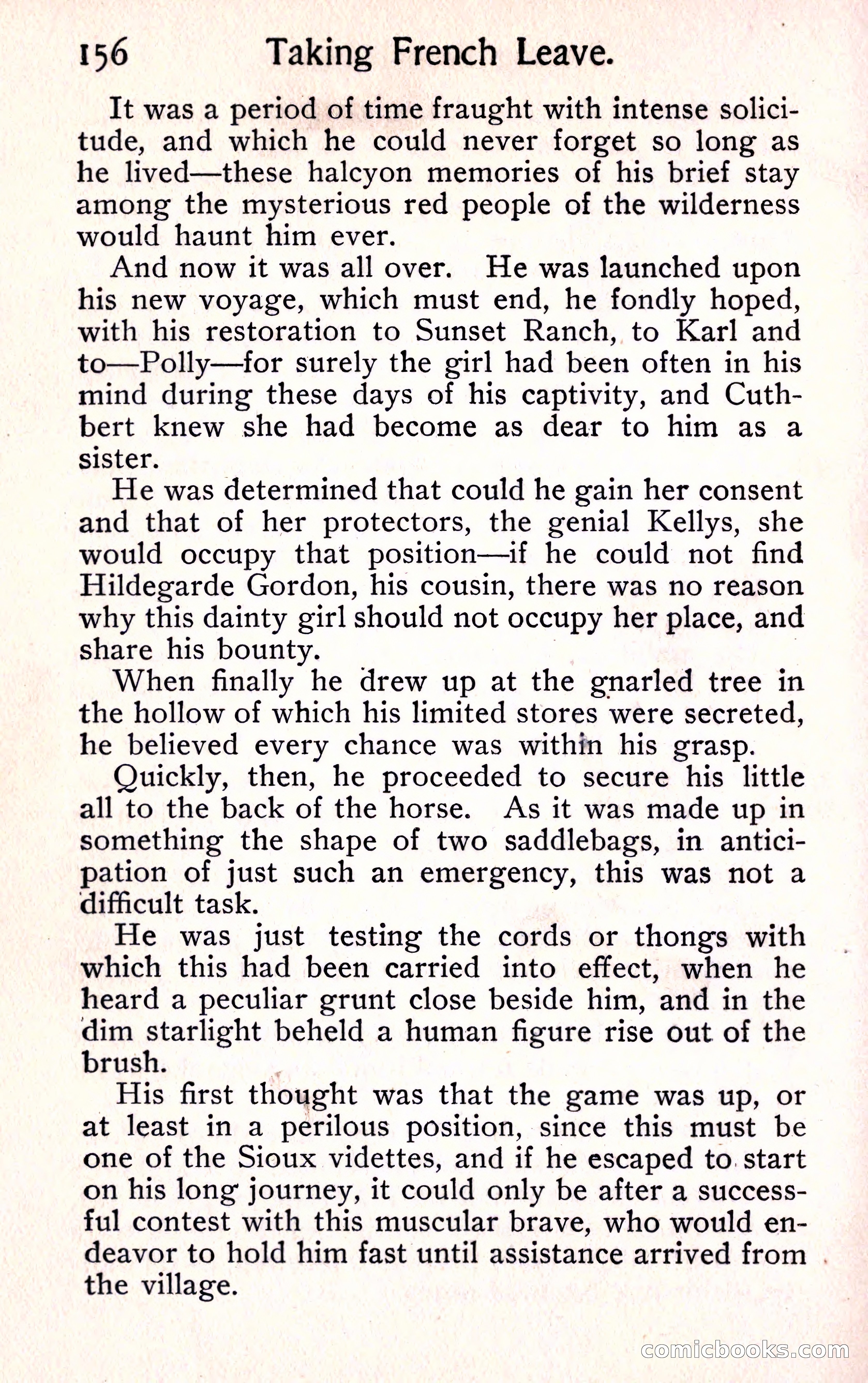 Sunset Ranch: A Story of a Boy's Adventures in the West — page 168 of 291