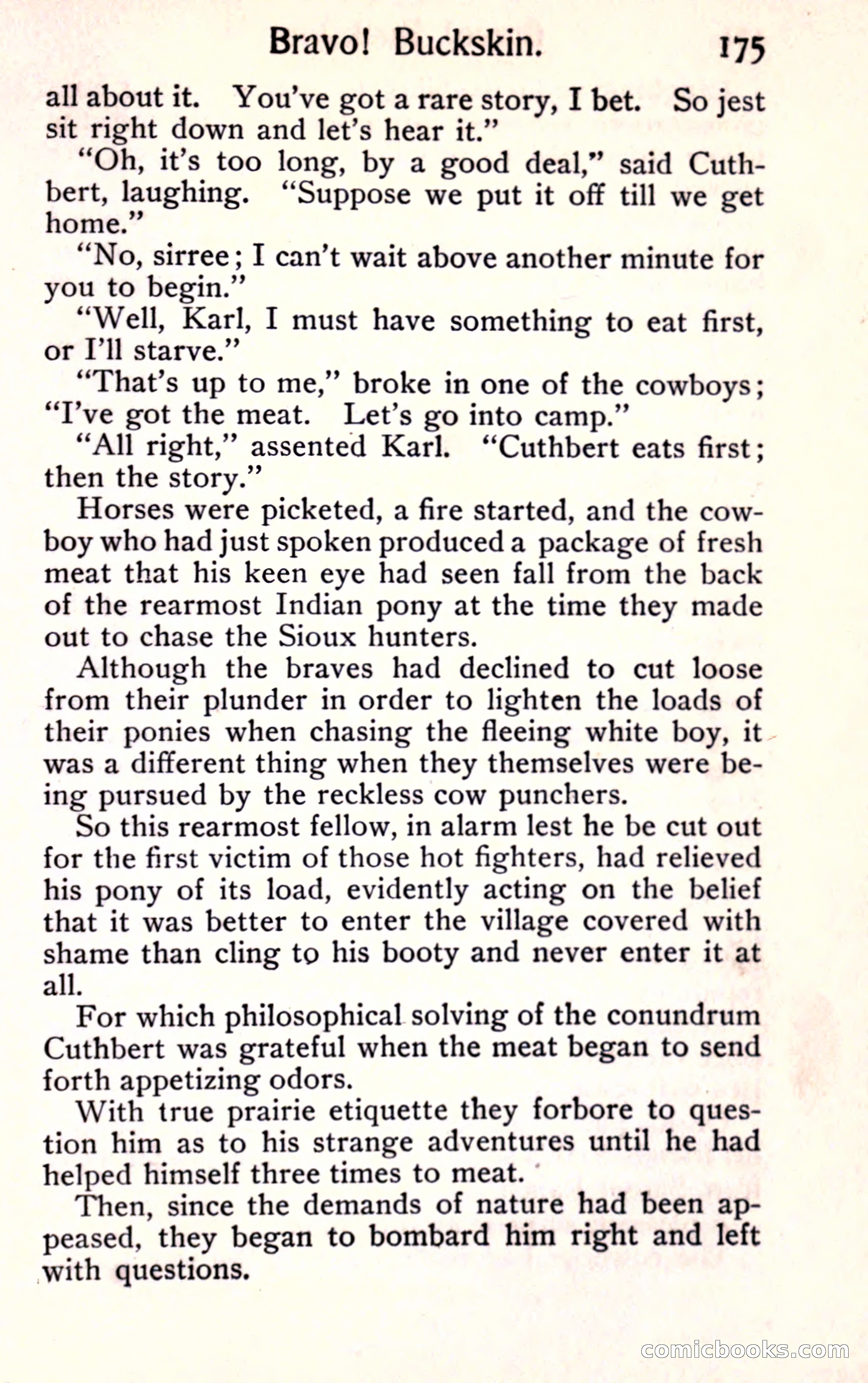 Sunset Ranch: A Story of a Boy's Adventures in the West — page 187 of 291