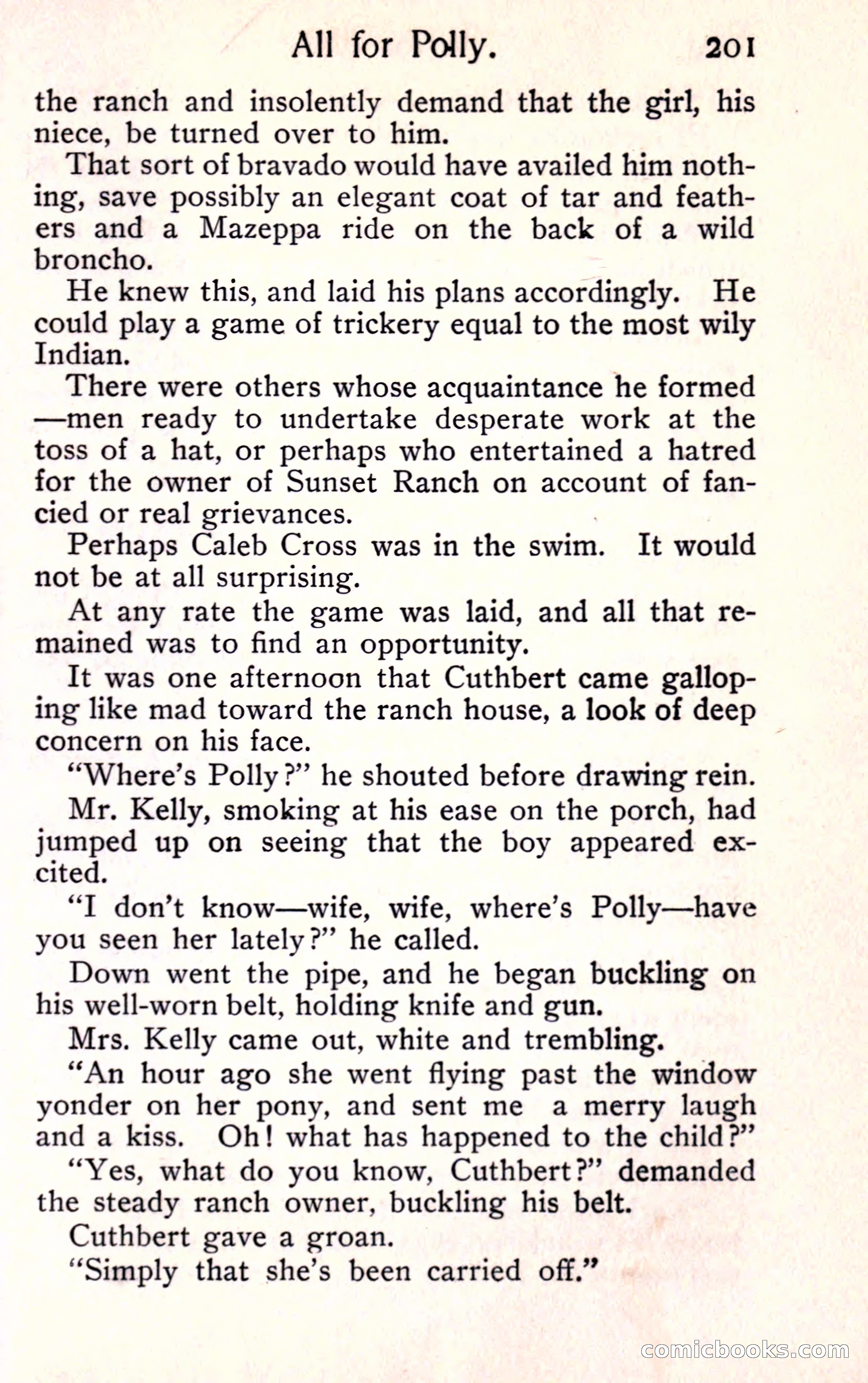 Sunset Ranch: A Story of a Boy's Adventures in the West — page 213 of 291