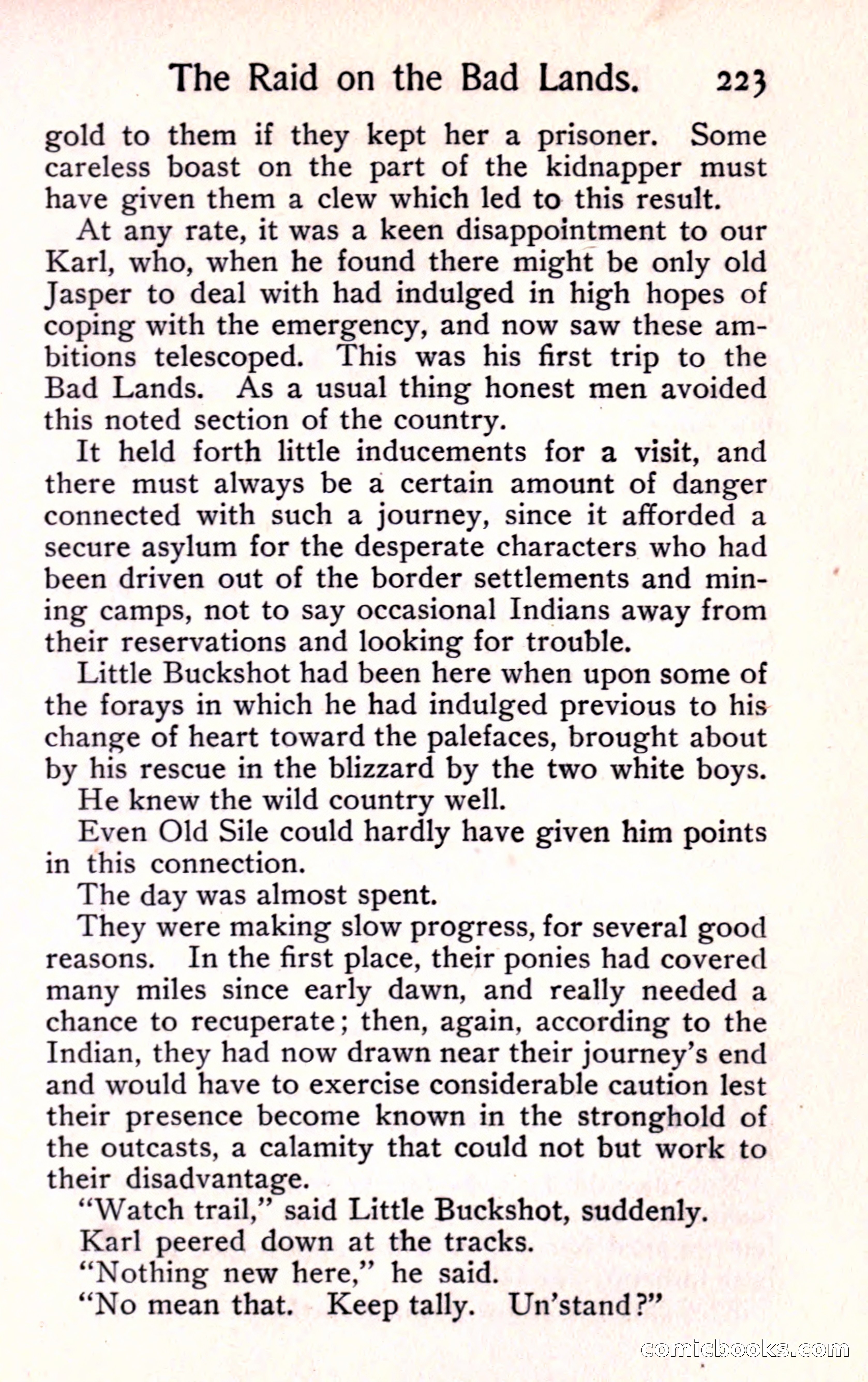 Sunset Ranch: A Story of a Boy's Adventures in the West — page 235 of 291