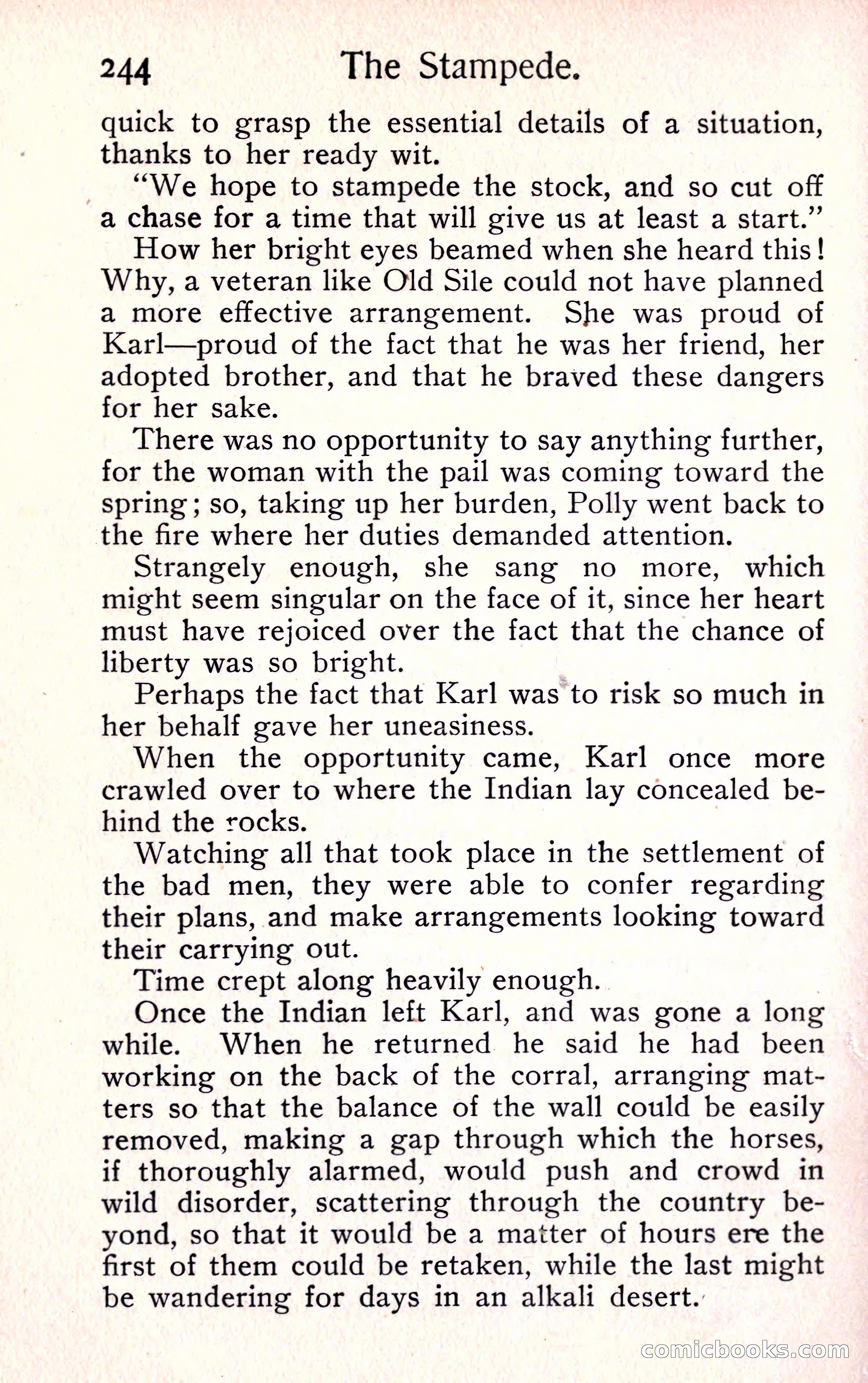 Sunset Ranch: A Story of a Boy's Adventures in the West — page 256 of 291