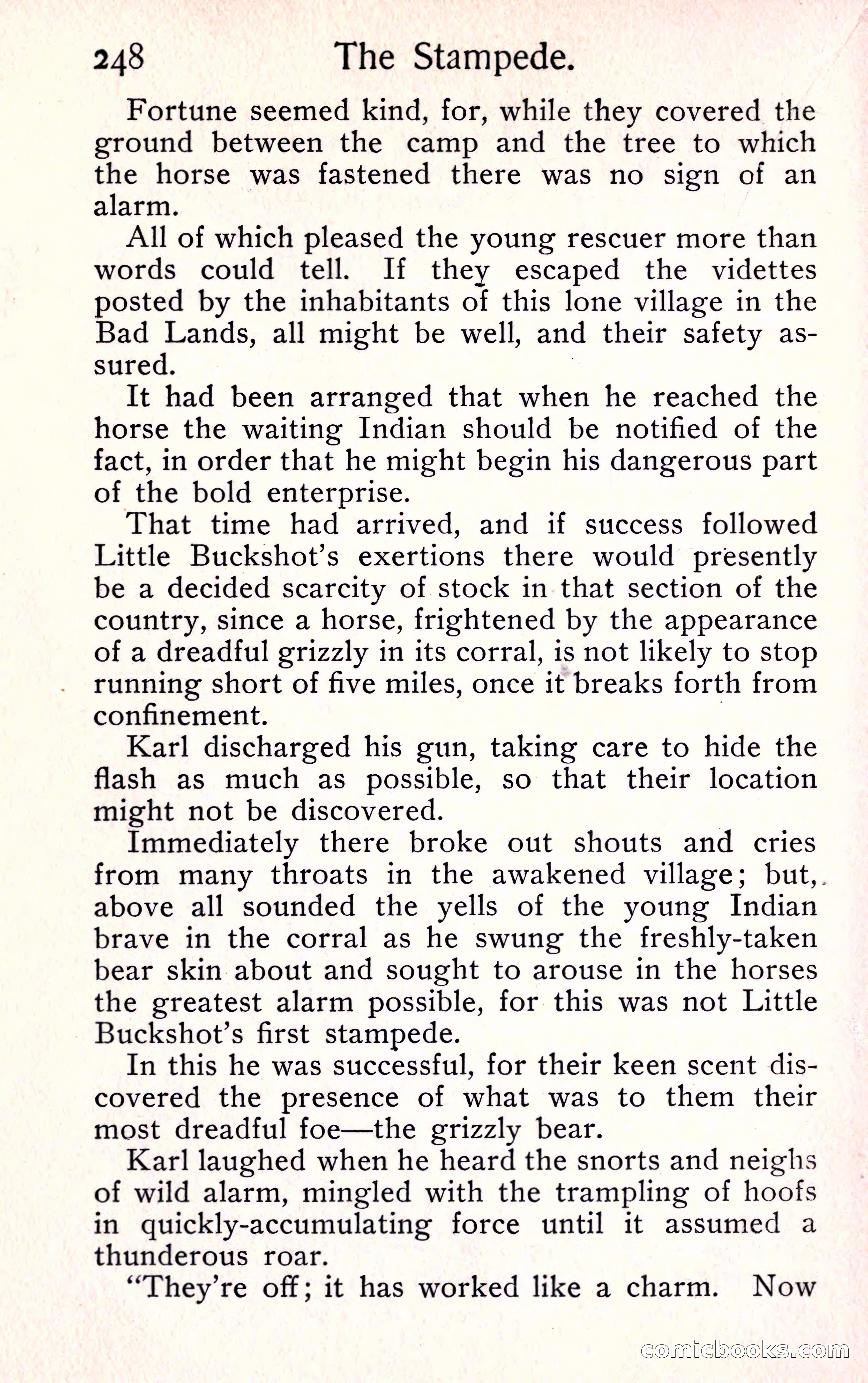 Sunset Ranch: A Story of a Boy's Adventures in the West — page 260 of 291