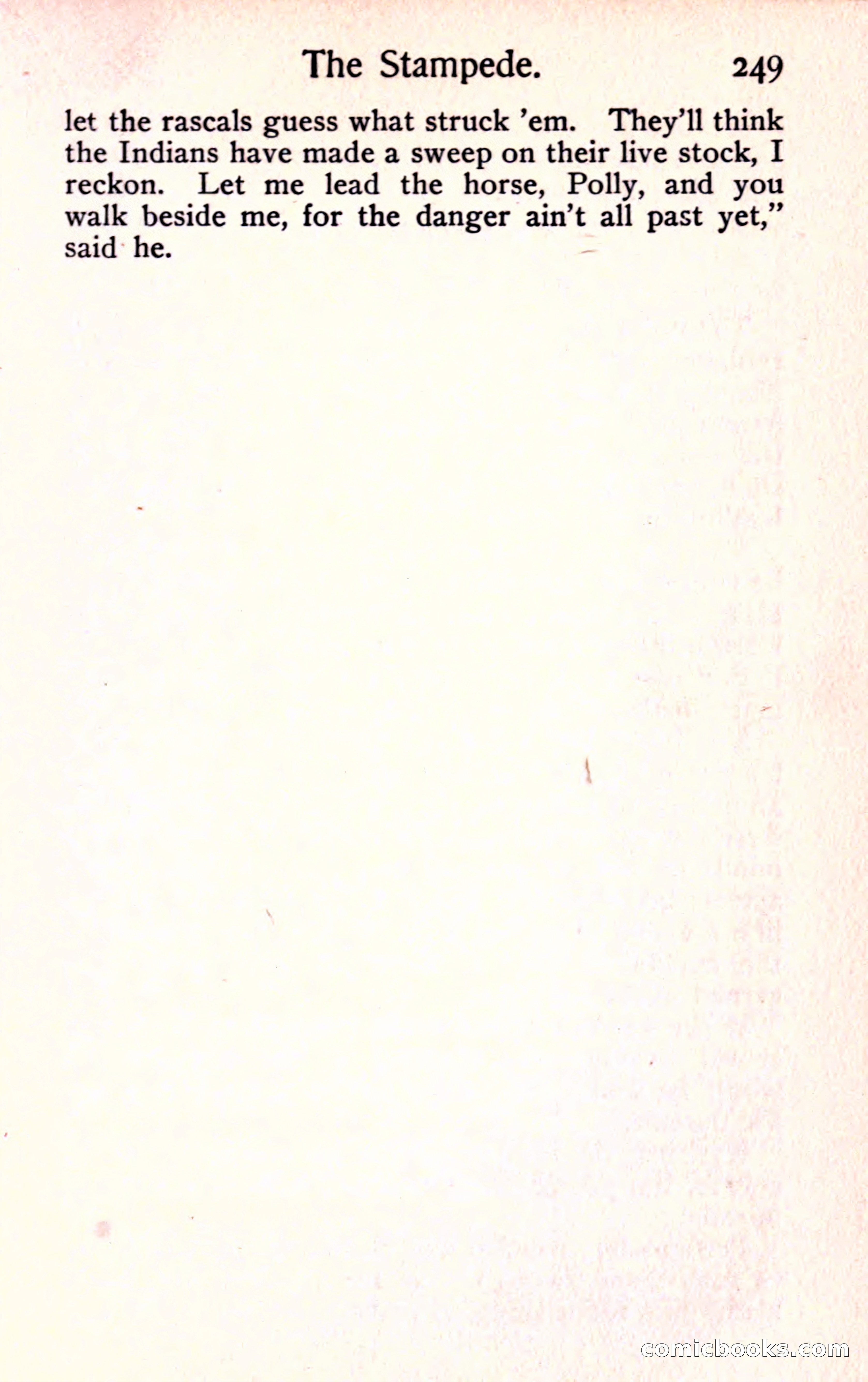 Sunset Ranch: A Story of a Boy's Adventures in the West — page 261 of 291