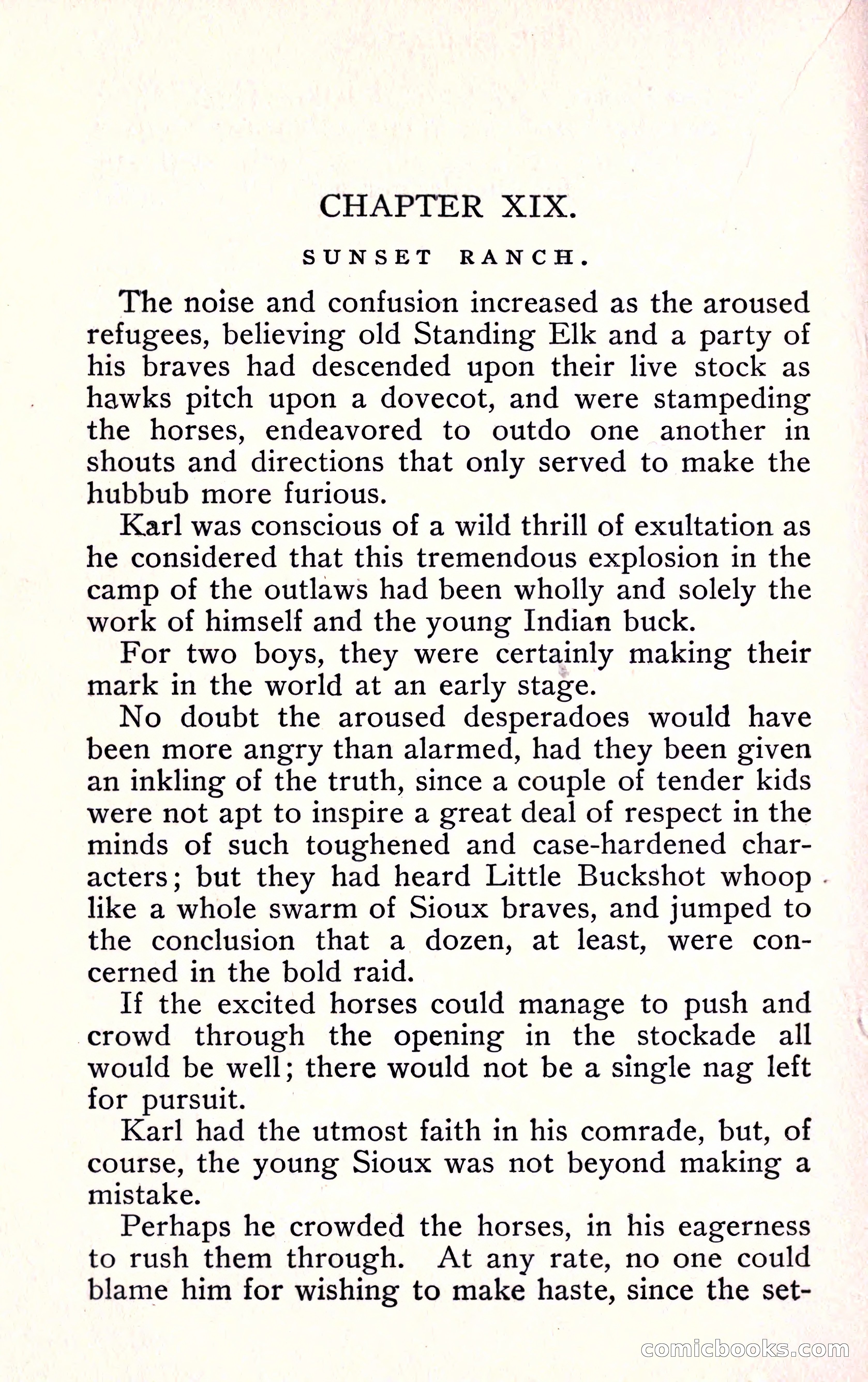 Sunset Ranch: A Story of a Boy's Adventures in the West — page 262 of 291