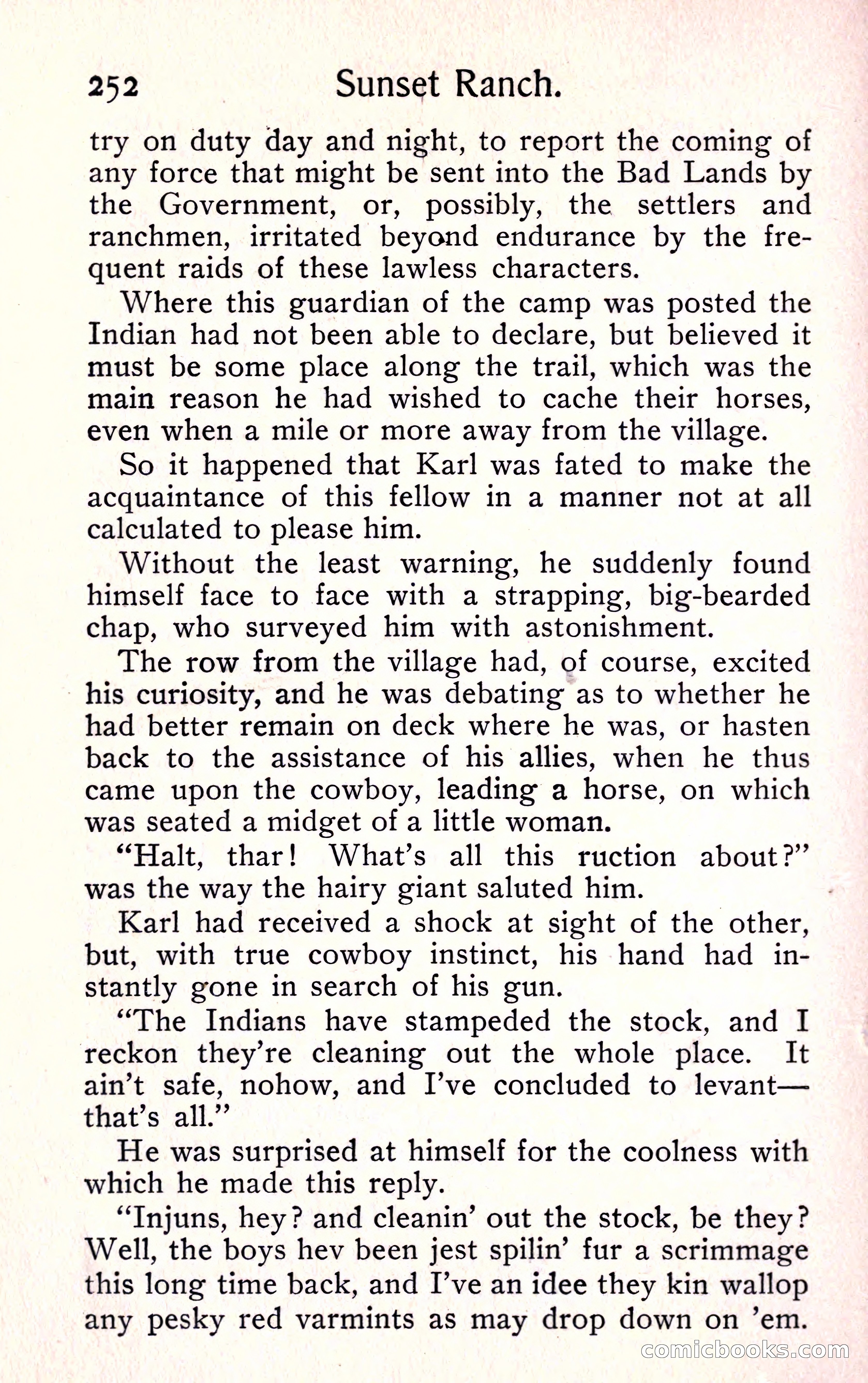 Sunset Ranch: A Story of a Boy's Adventures in the West — page 264 of 291