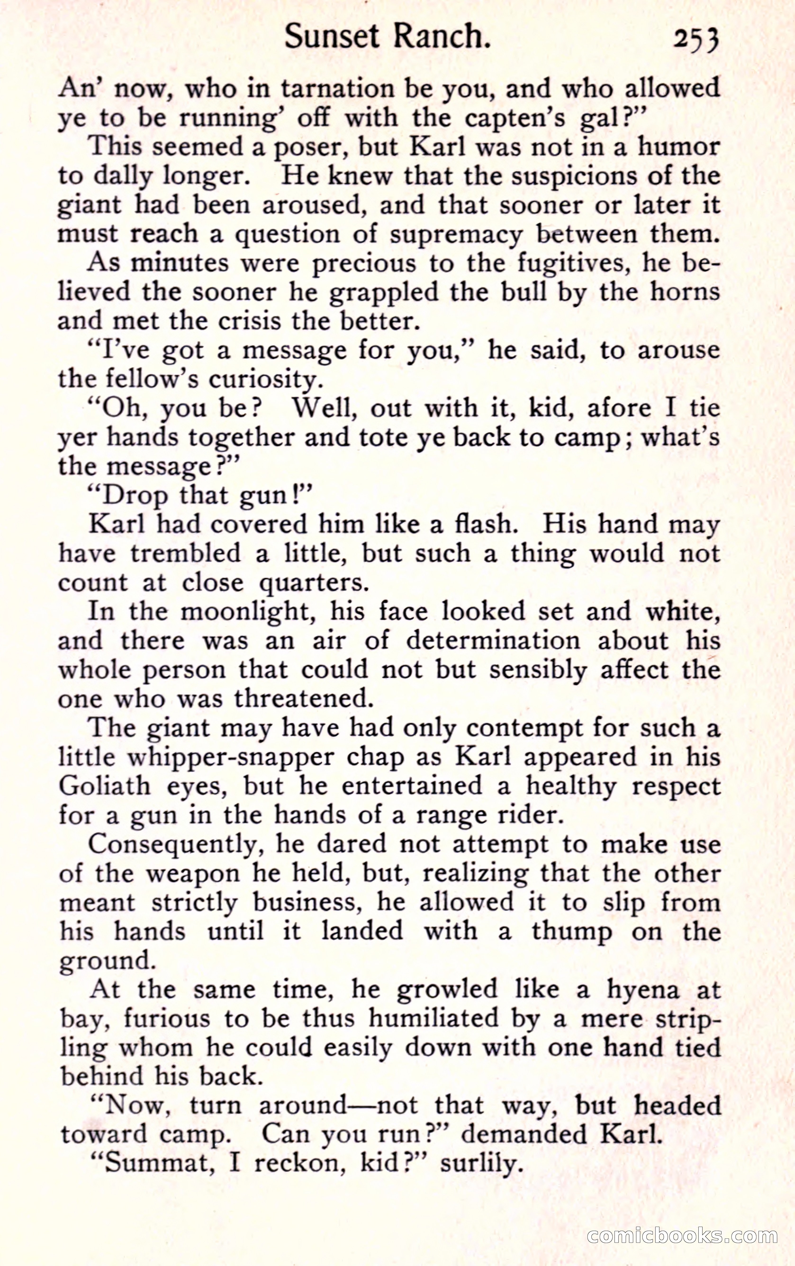 Sunset Ranch: A Story of a Boy's Adventures in the West — page 265 of 291