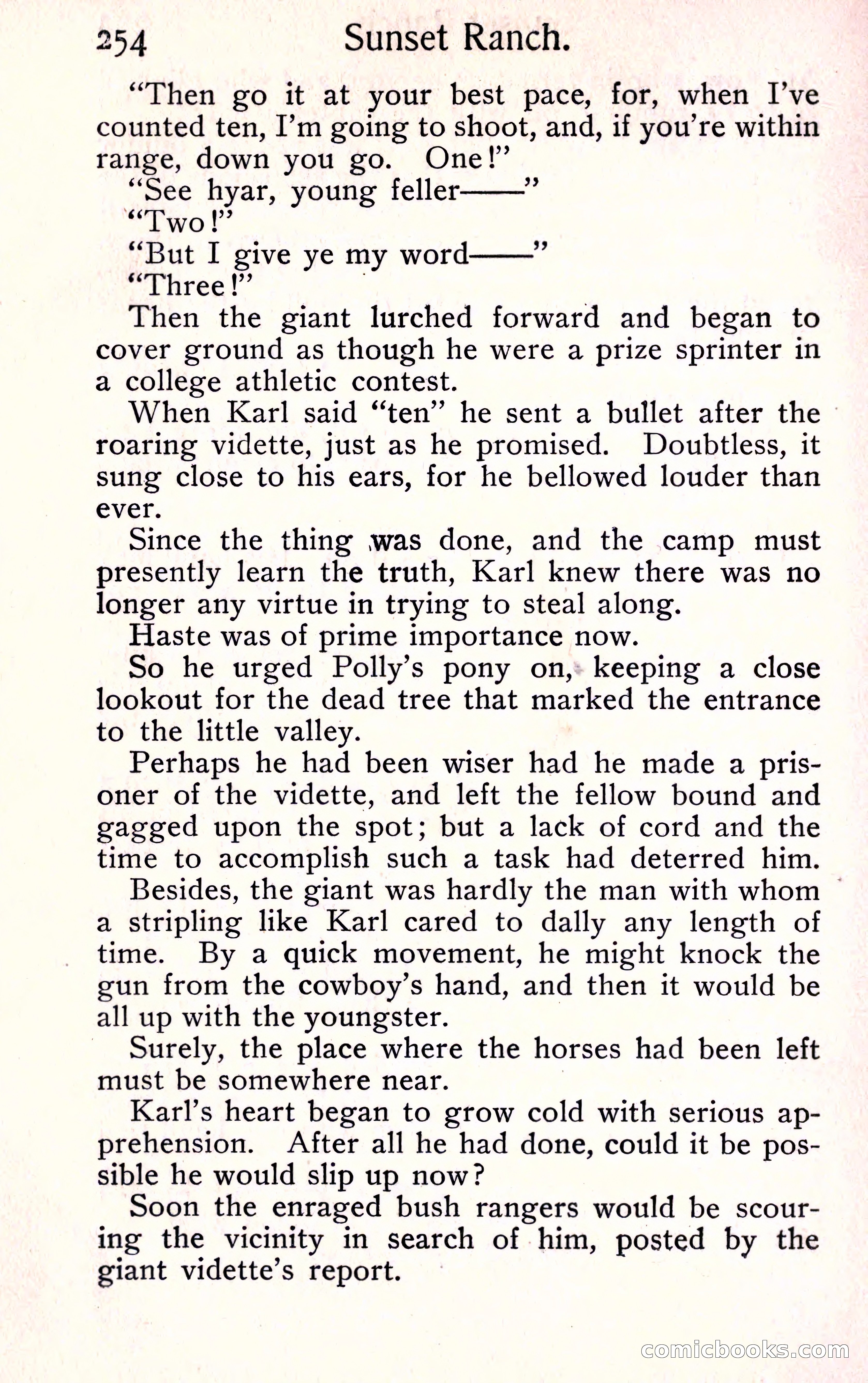 Sunset Ranch: A Story of a Boy's Adventures in the West — page 266 of 291