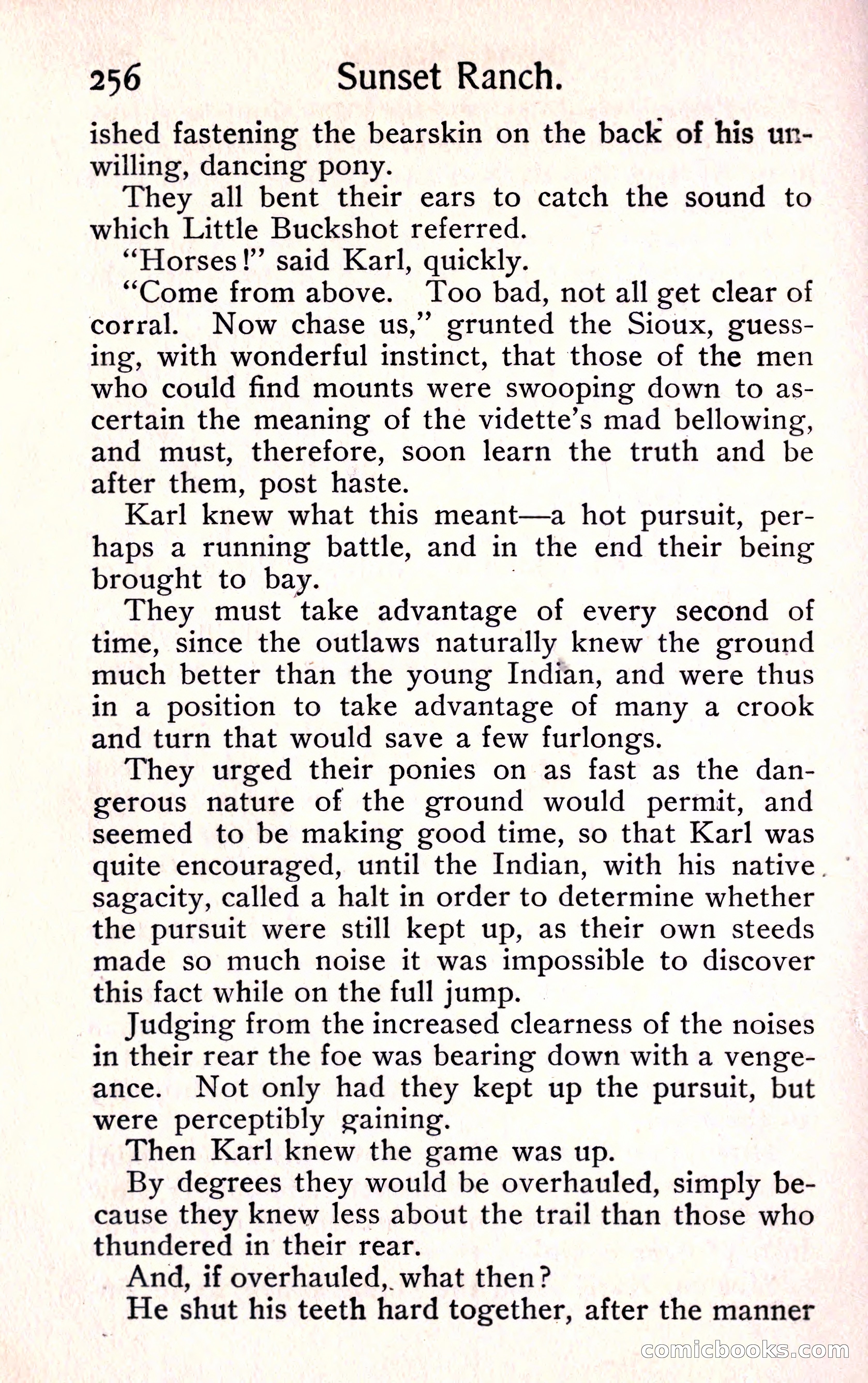 Sunset Ranch: A Story of a Boy's Adventures in the West — page 268 of 291