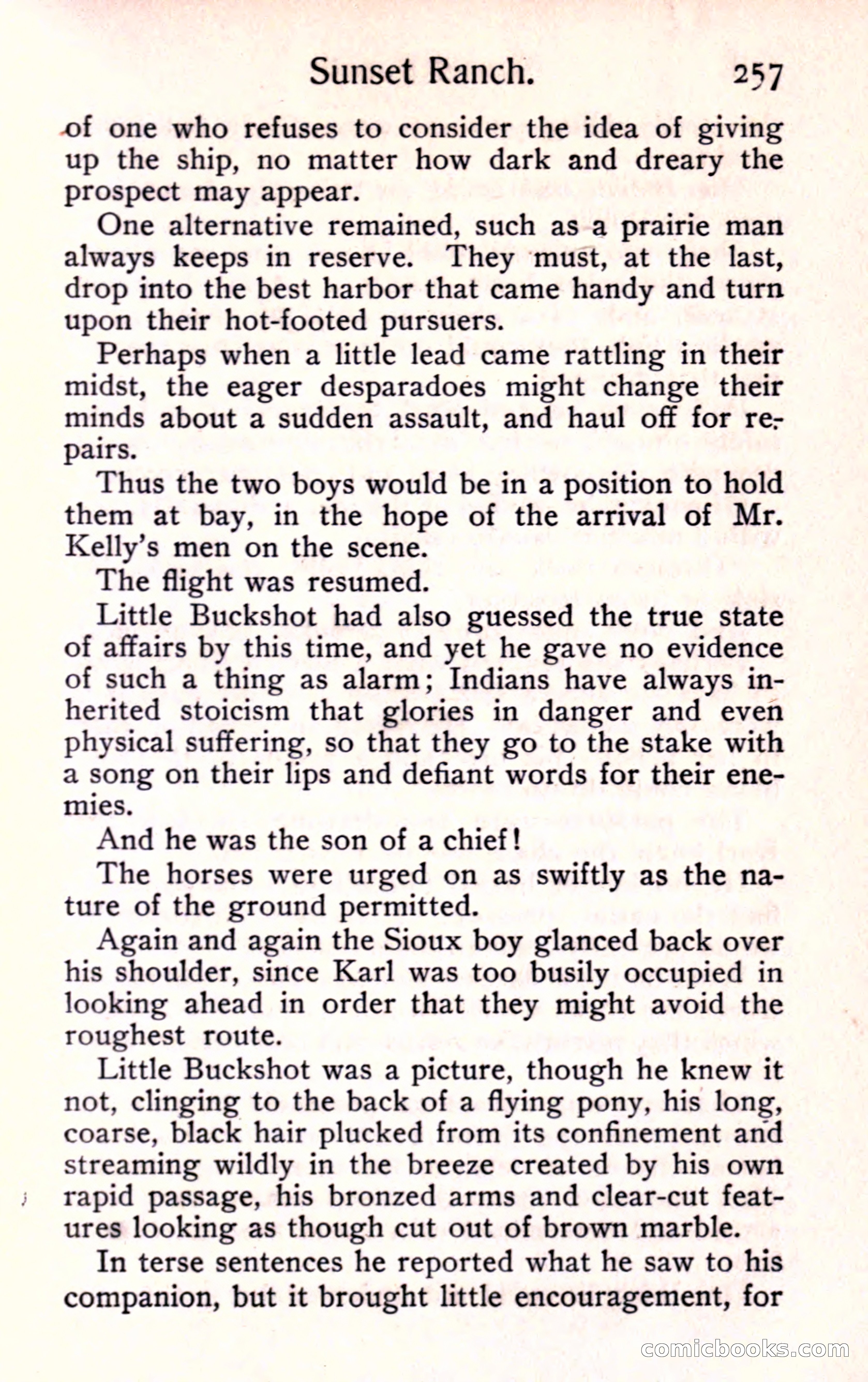 Sunset Ranch: A Story of a Boy's Adventures in the West — page 269 of 291