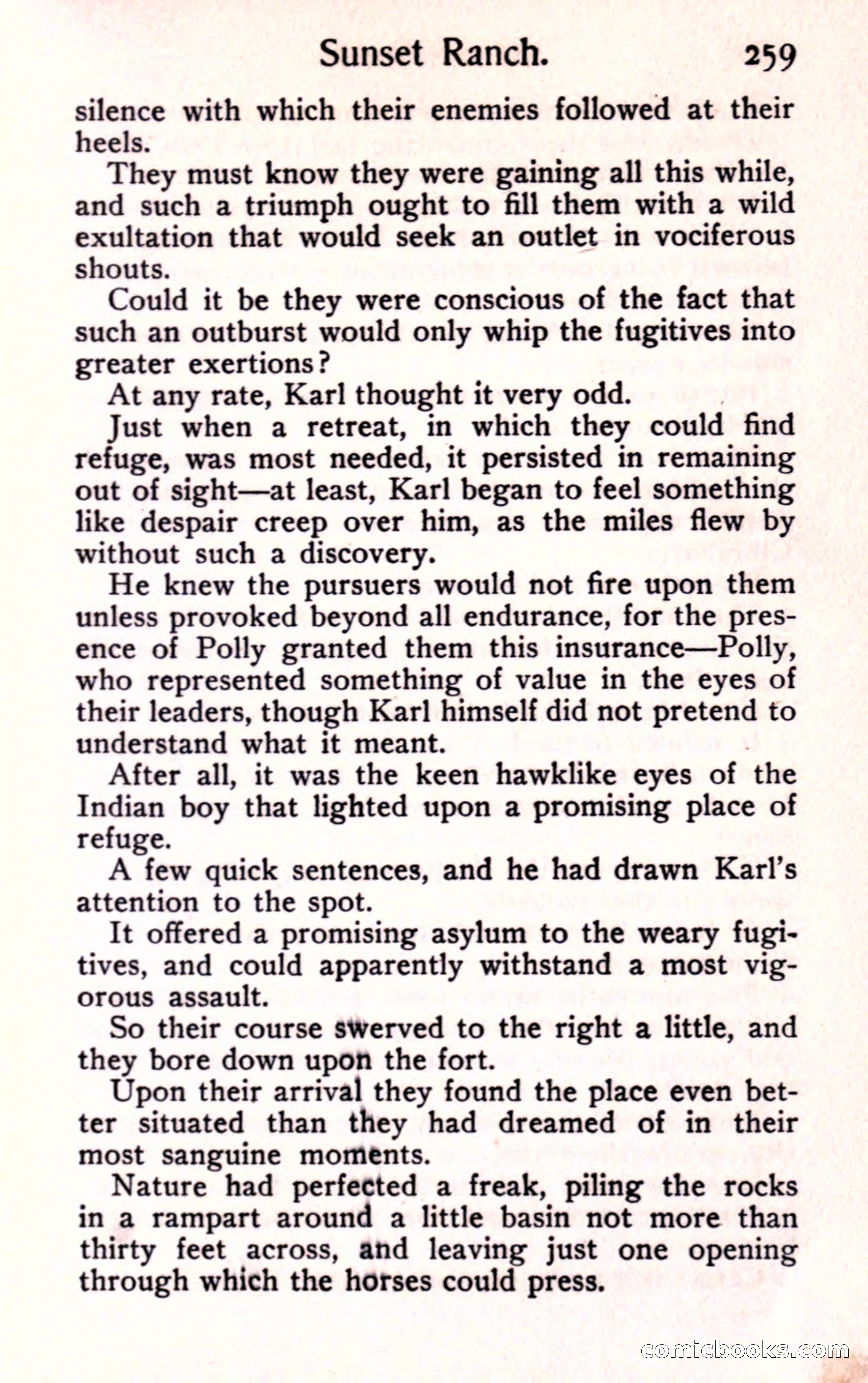 Sunset Ranch: A Story of a Boy's Adventures in the West — page 271 of 291