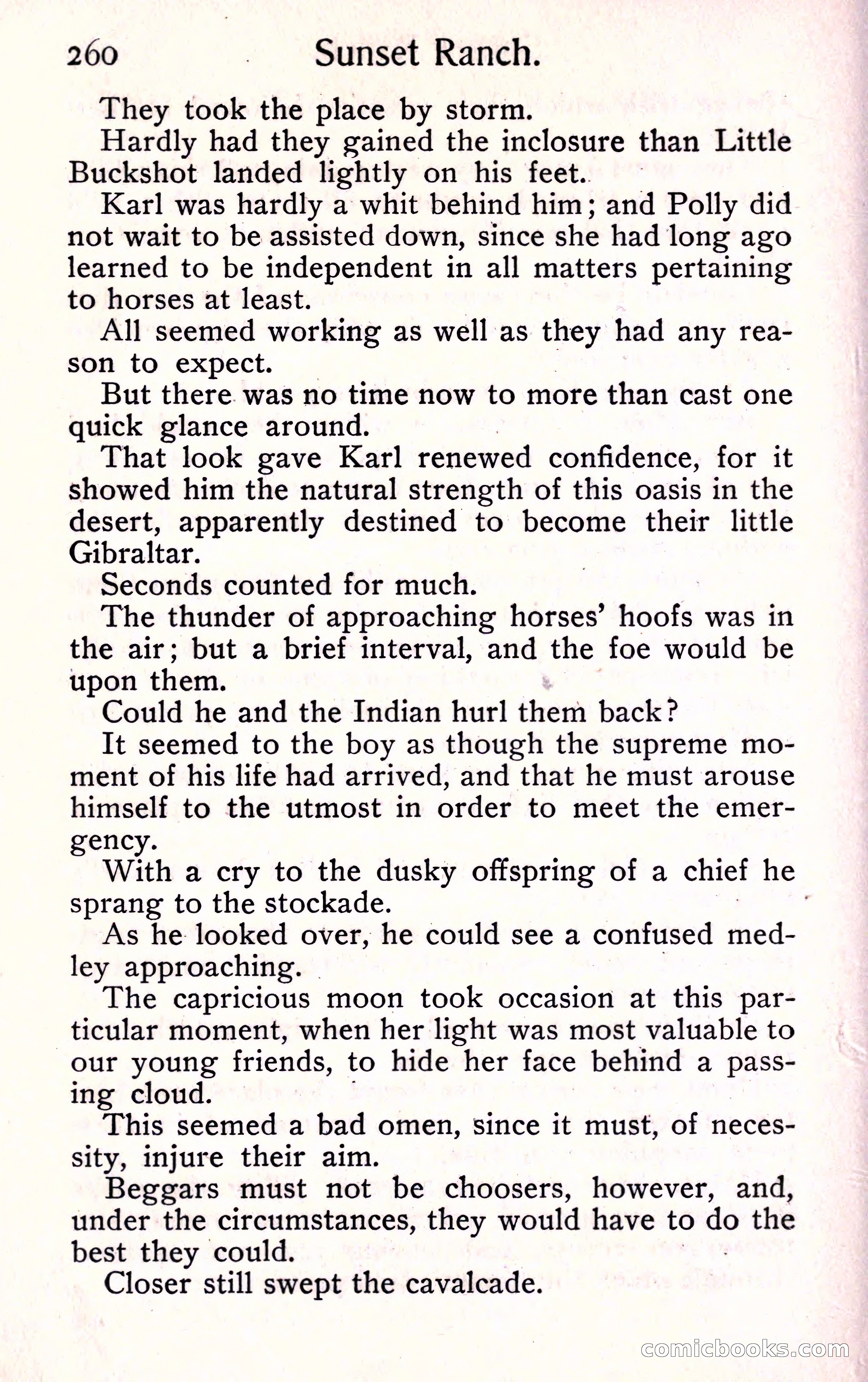 Sunset Ranch: A Story of a Boy's Adventures in the West — page 272 of 291
