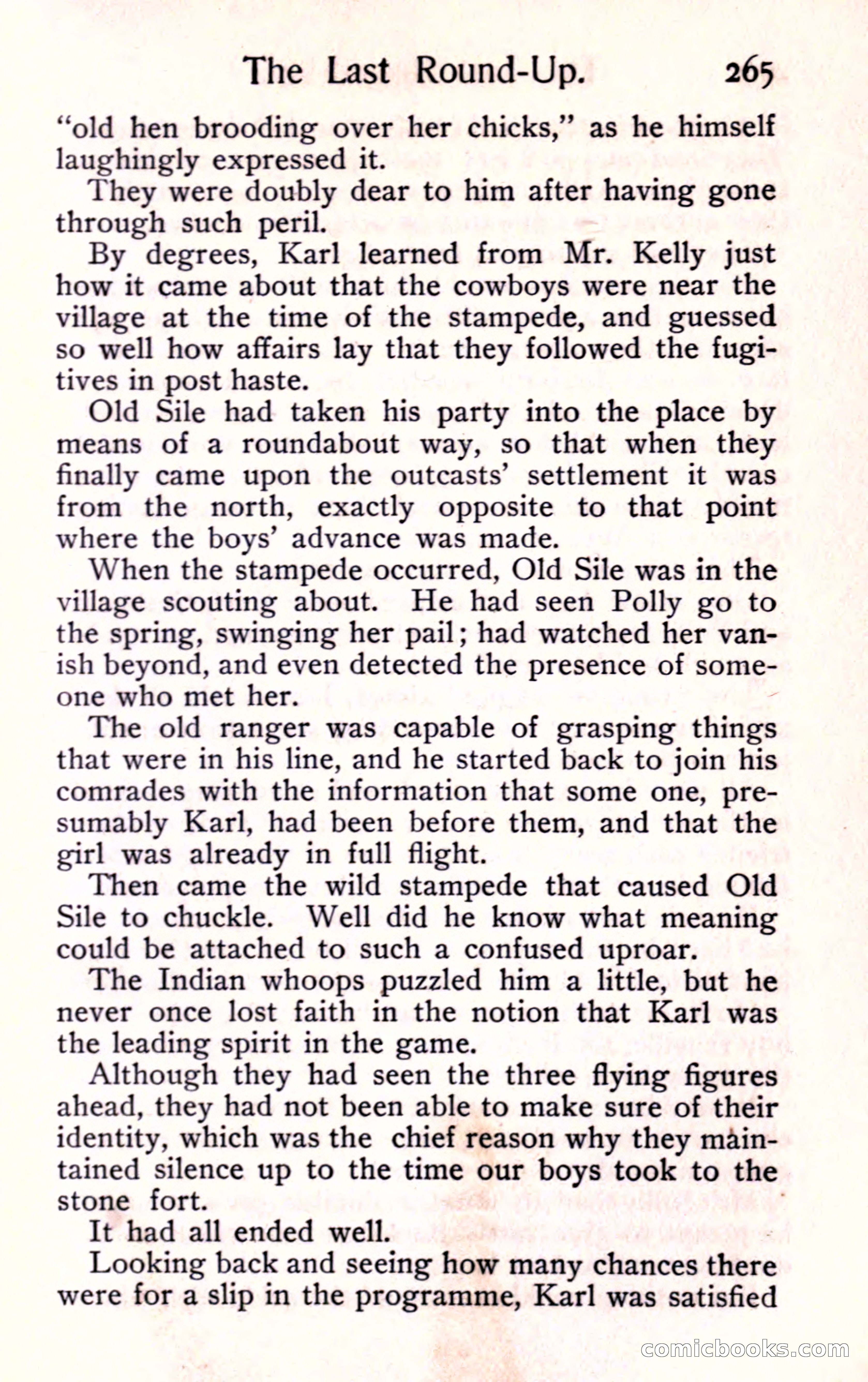 Sunset Ranch: A Story of a Boy's Adventures in the West — page 277 of 291