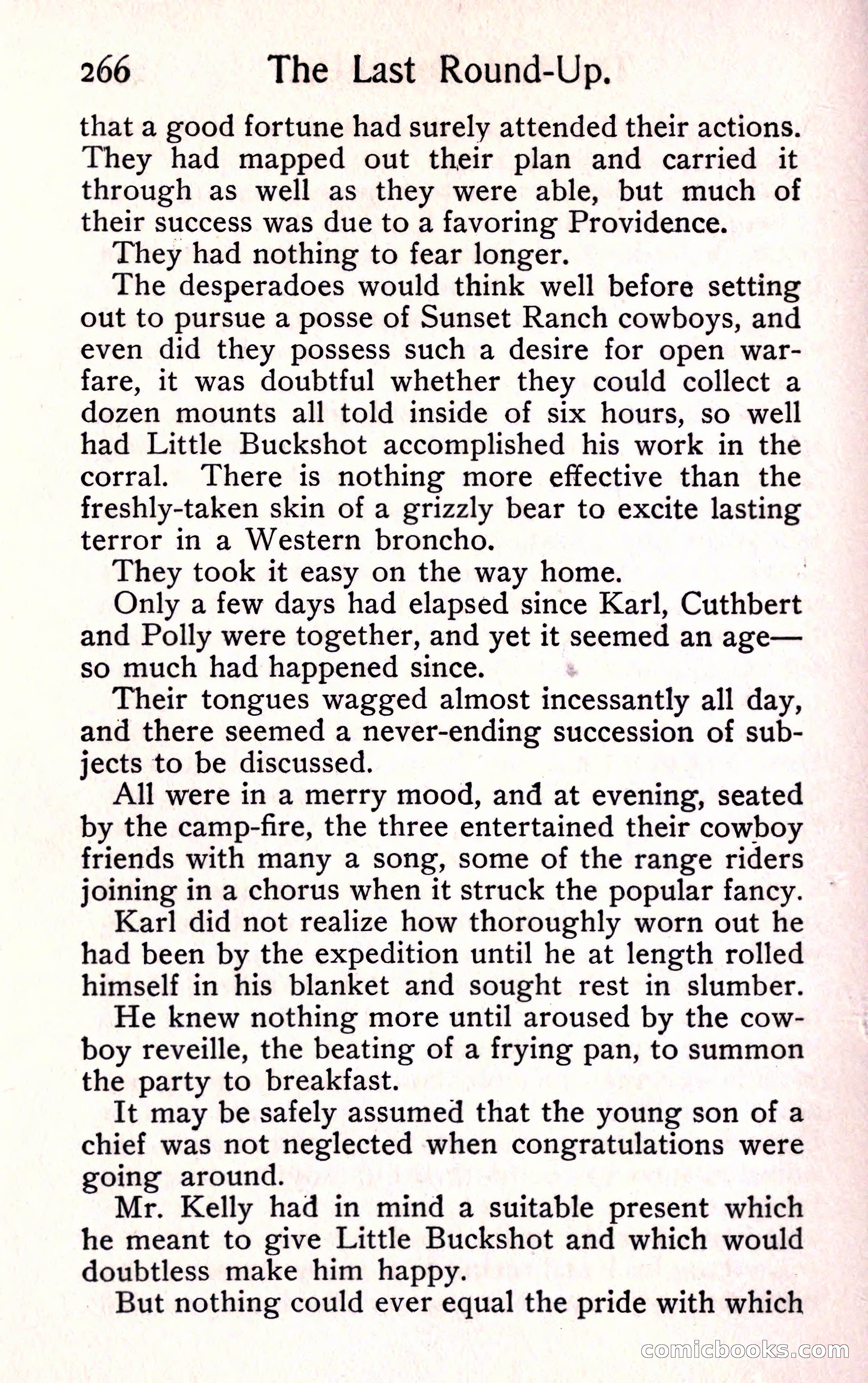 Sunset Ranch: A Story of a Boy's Adventures in the West — page 278 of 291