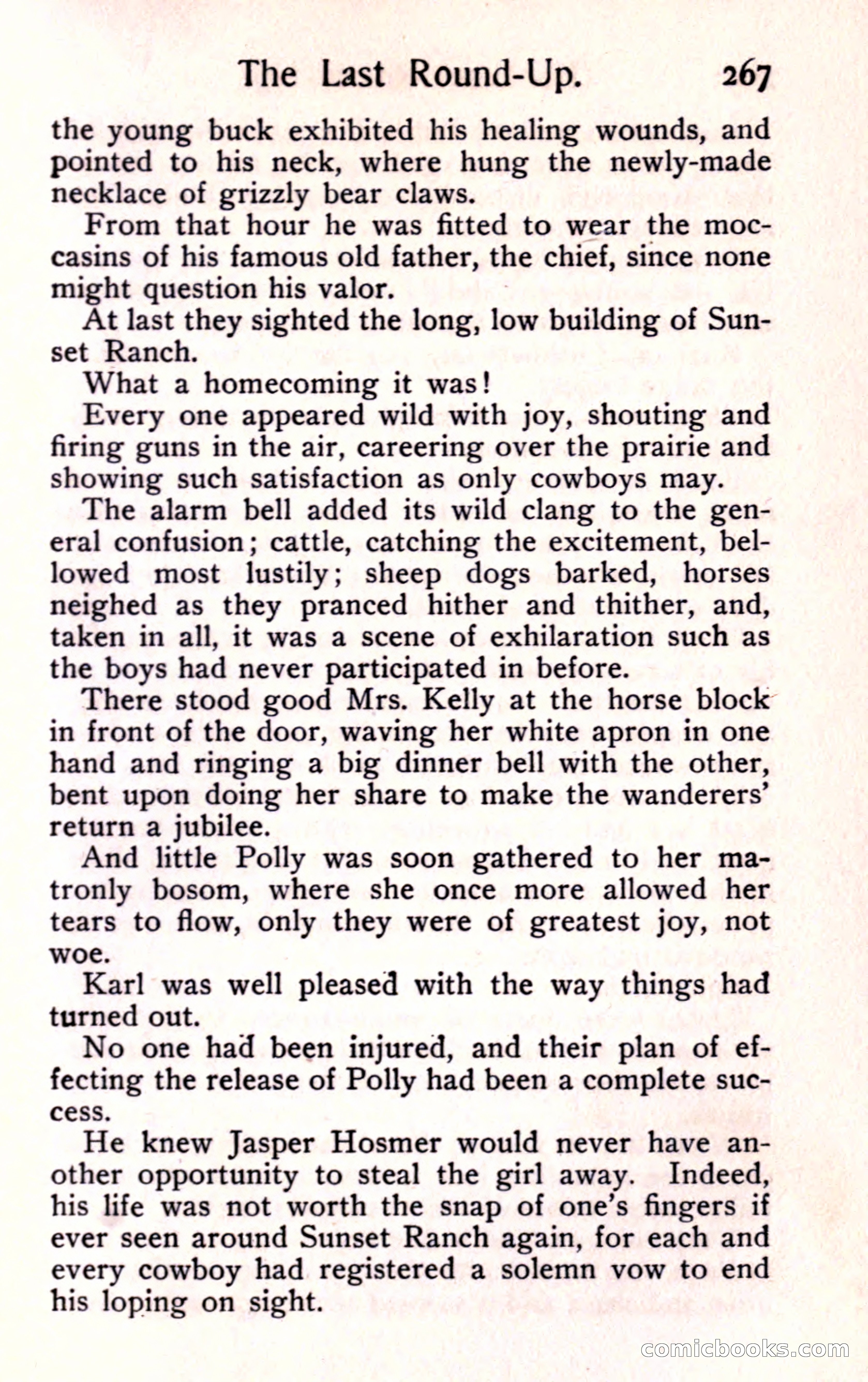 Sunset Ranch: A Story of a Boy's Adventures in the West — page 279 of 291