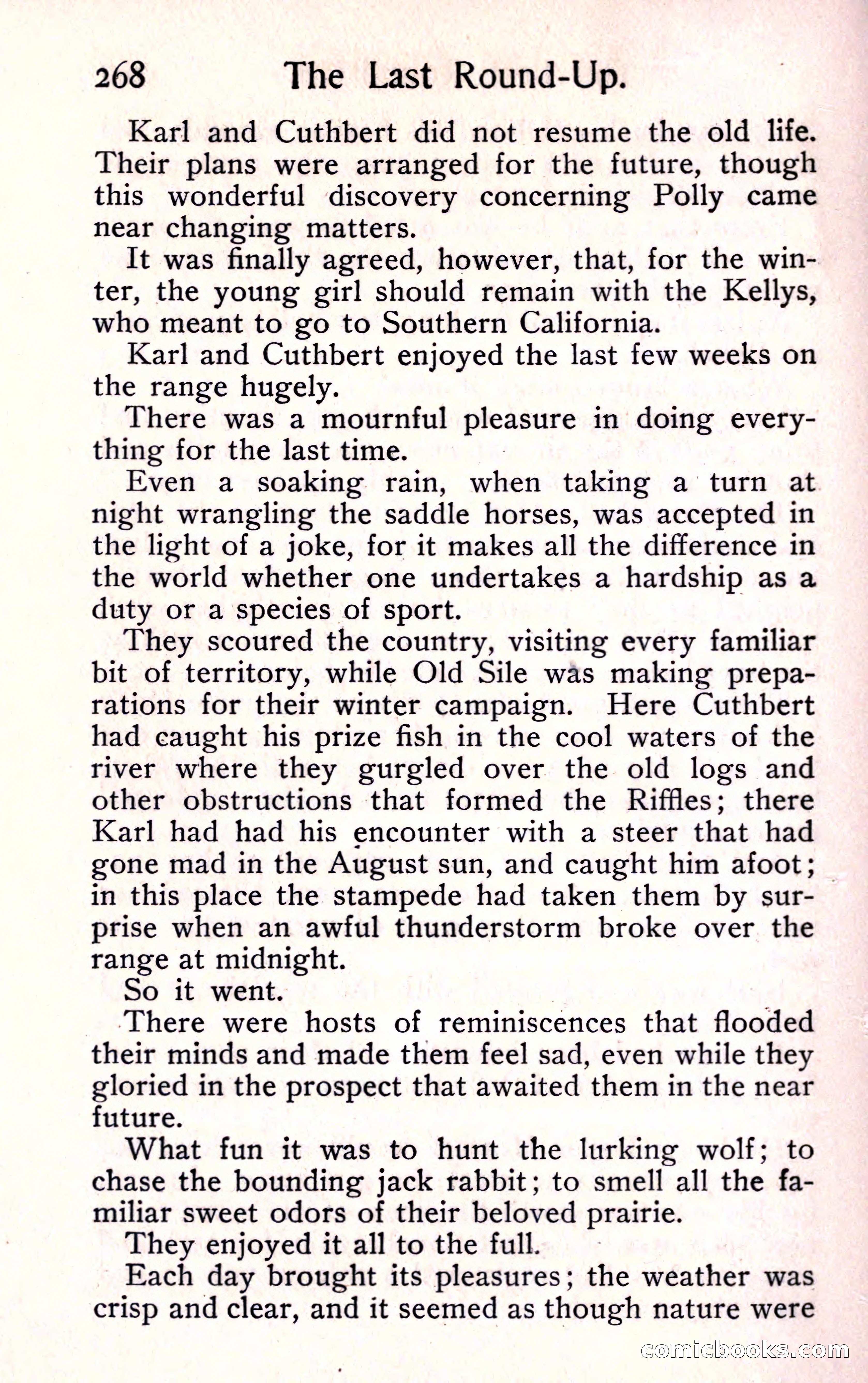 Sunset Ranch: A Story of a Boy's Adventures in the West — page 280 of 291