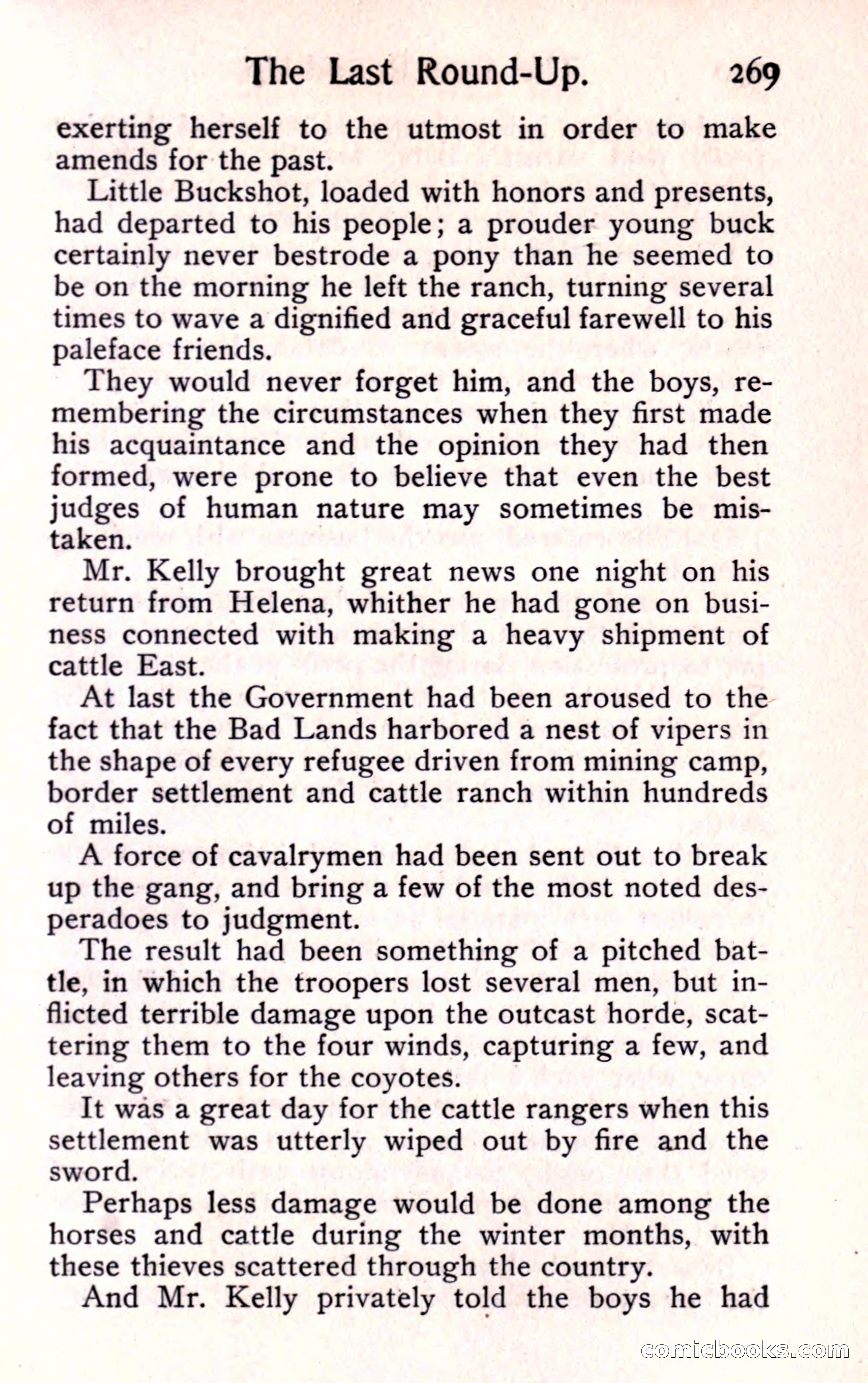 Sunset Ranch: A Story of a Boy's Adventures in the West — page 281 of 291