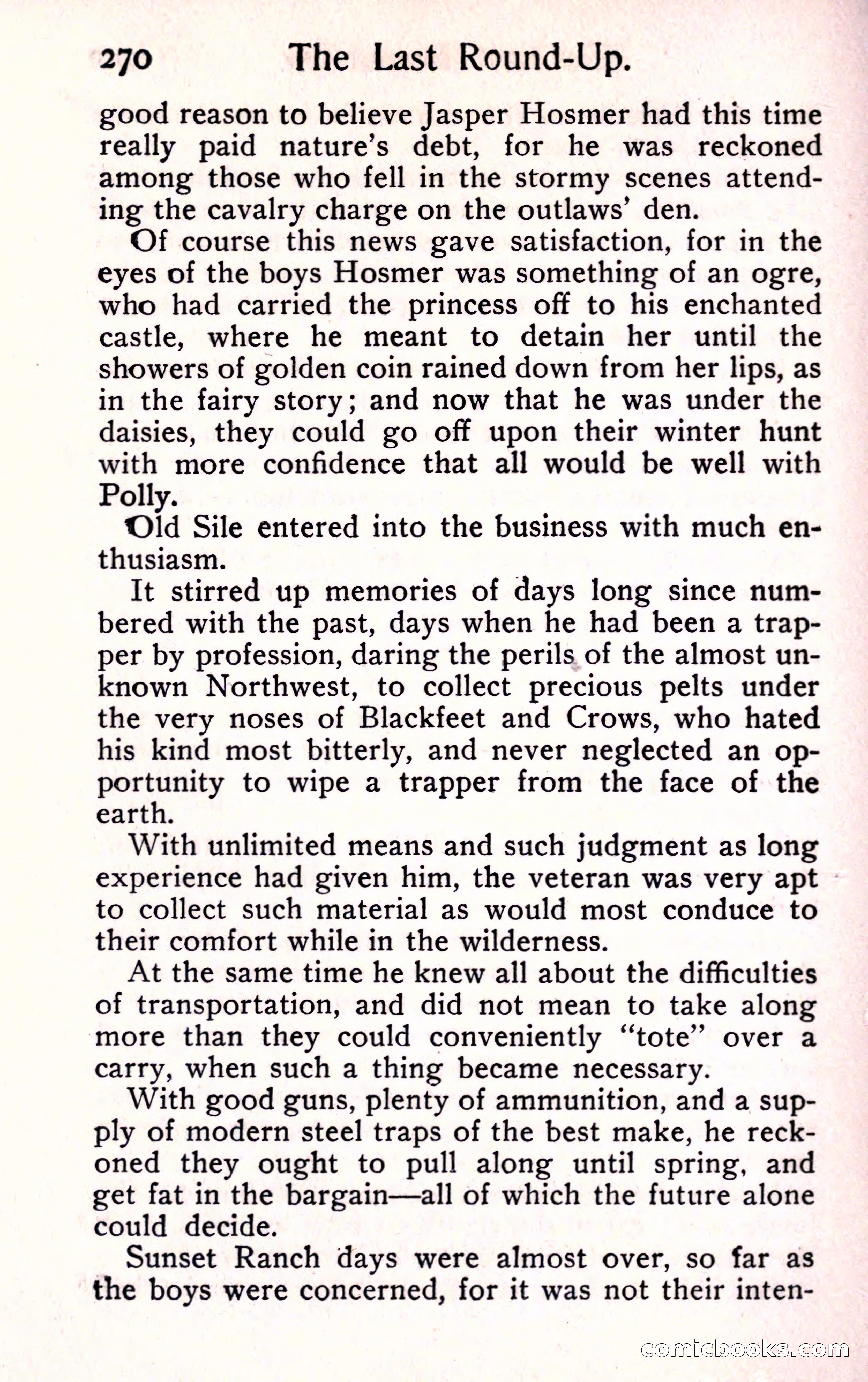 Sunset Ranch: A Story of a Boy's Adventures in the West — page 282 of 291