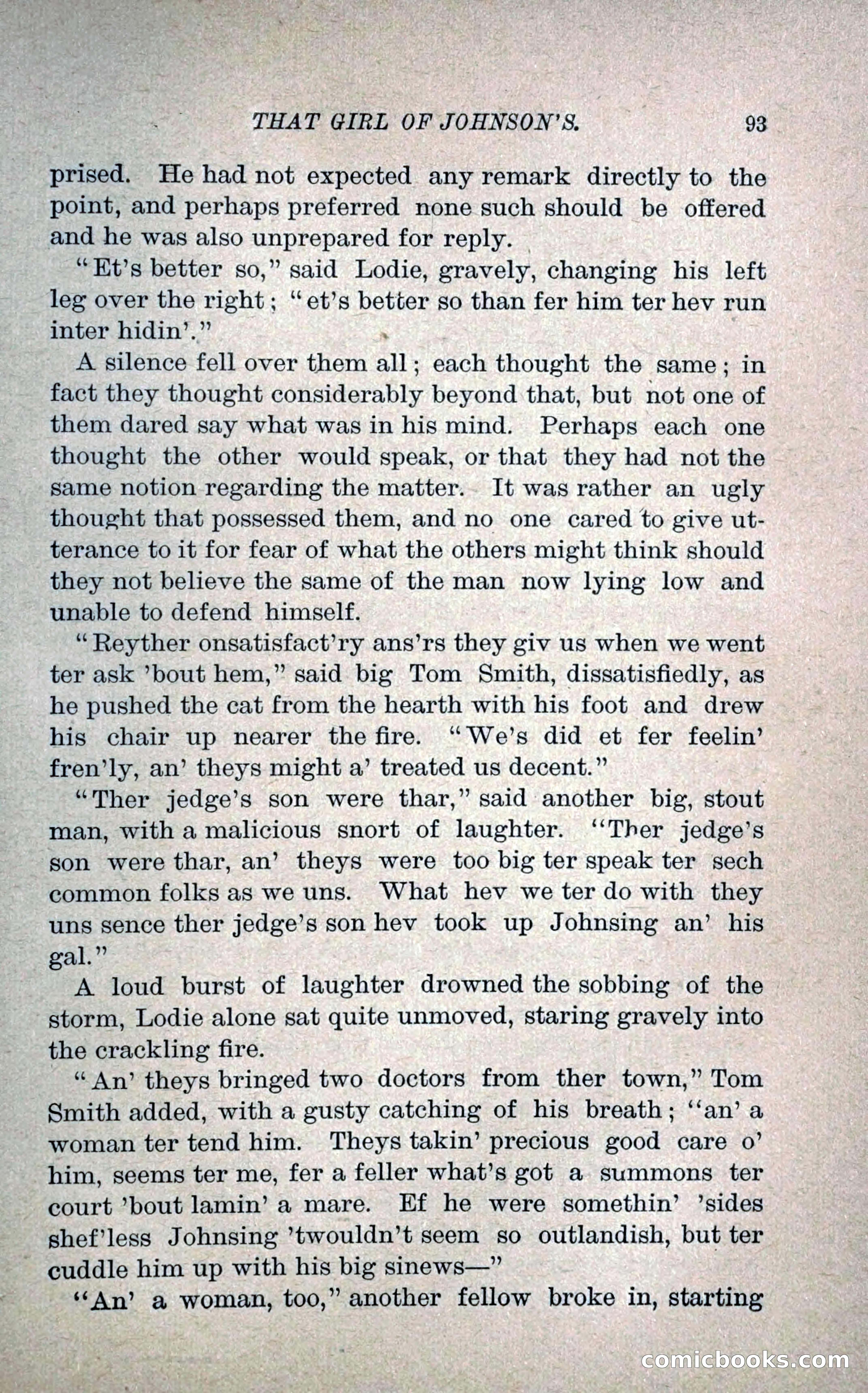 That Girl of Johnson's — page 104 of 233