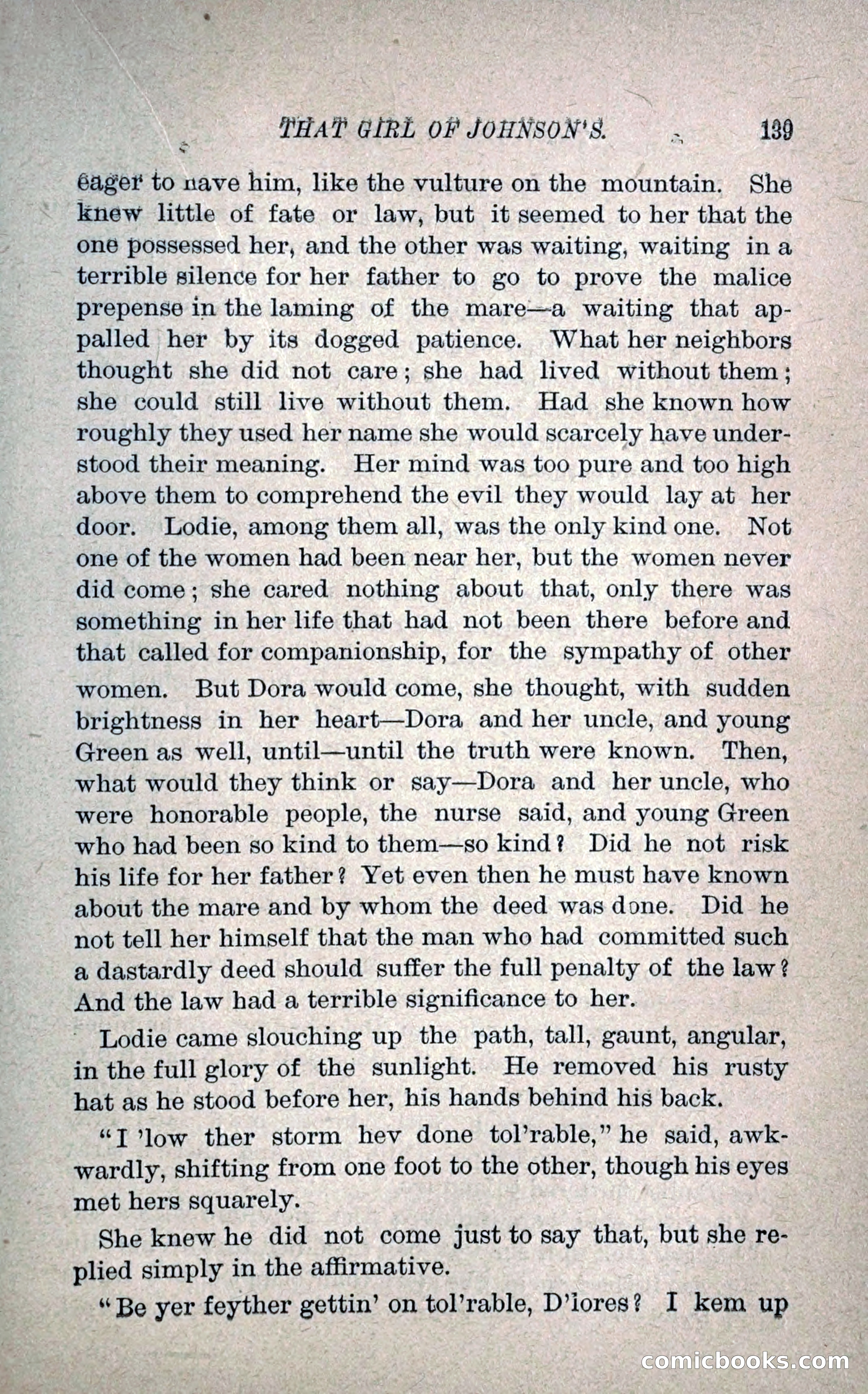 That Girl of Johnson's — page 150 of 233