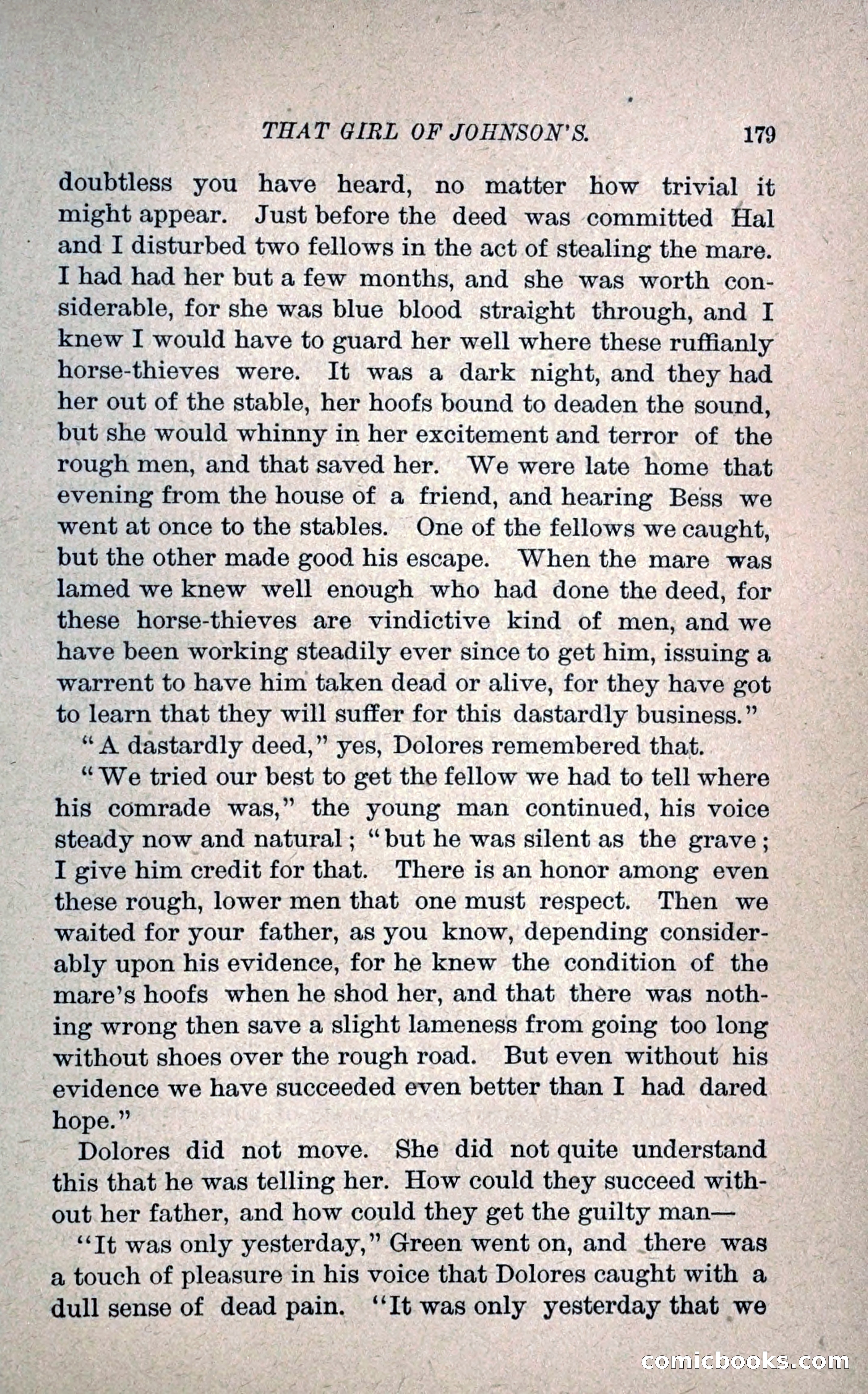 That Girl of Johnson's — page 190 of 233
