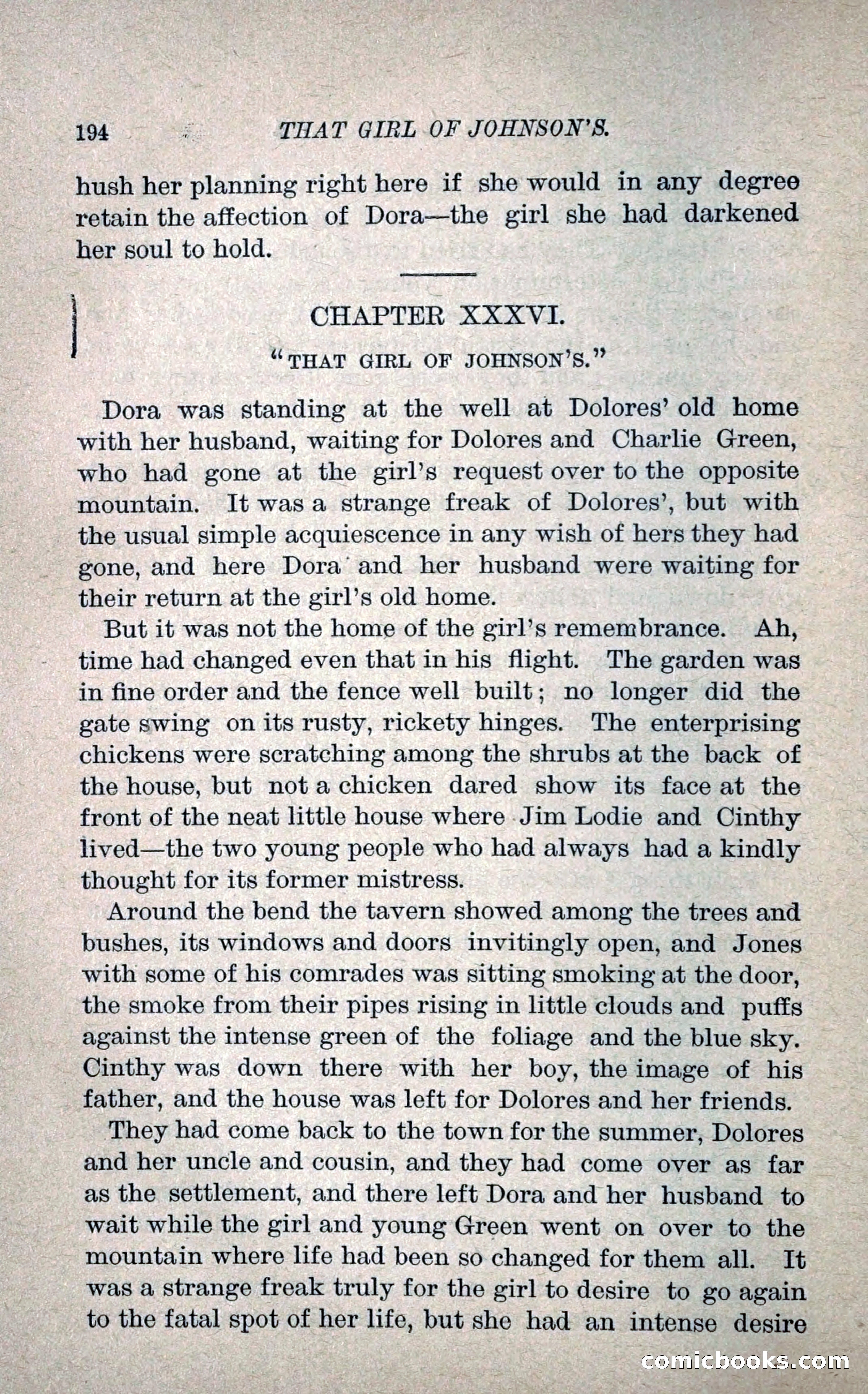That Girl of Johnson's — page 205 of 233