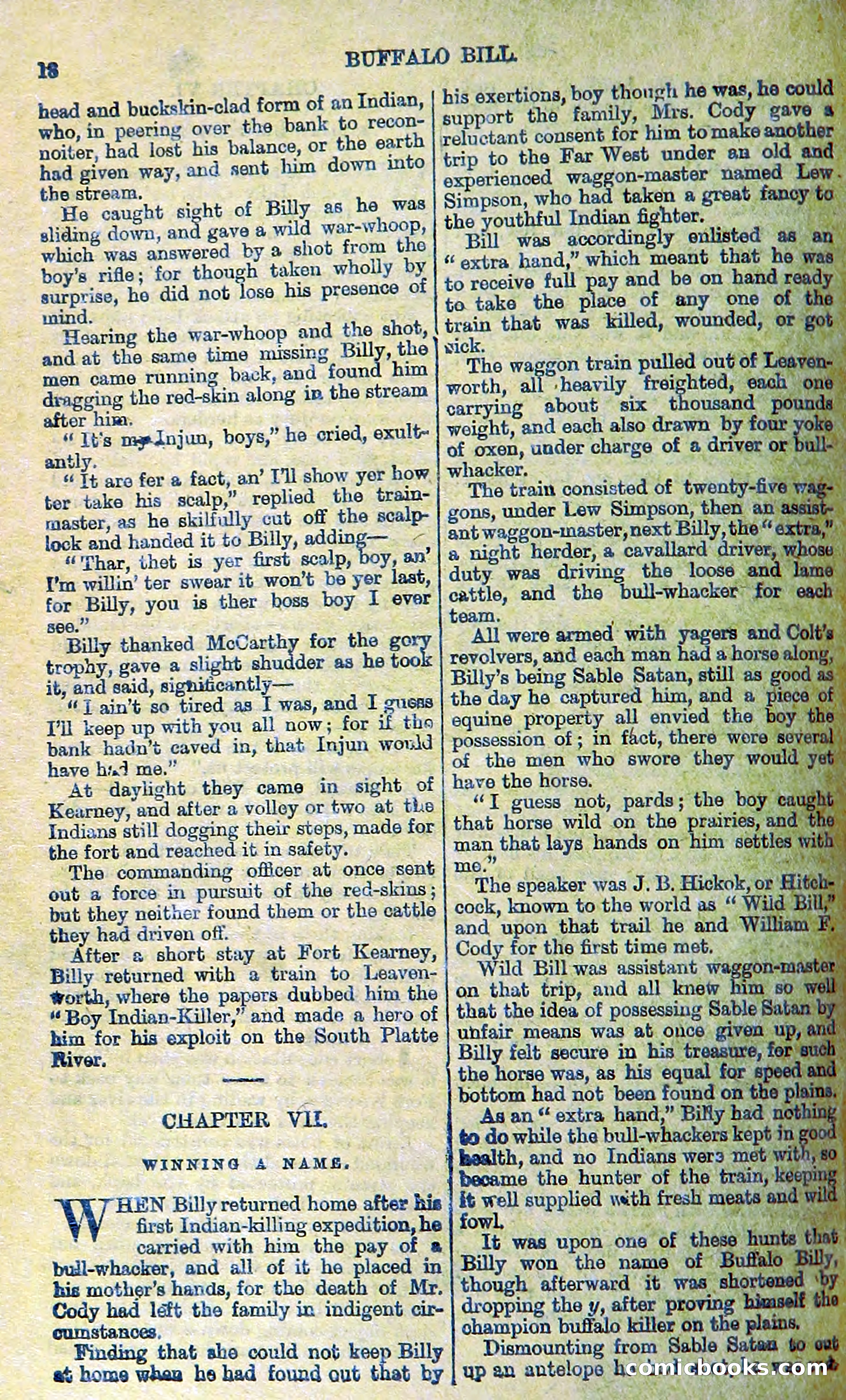 Buffalo Bill: His Life and Adventures in the Wild West — page 22 of 48