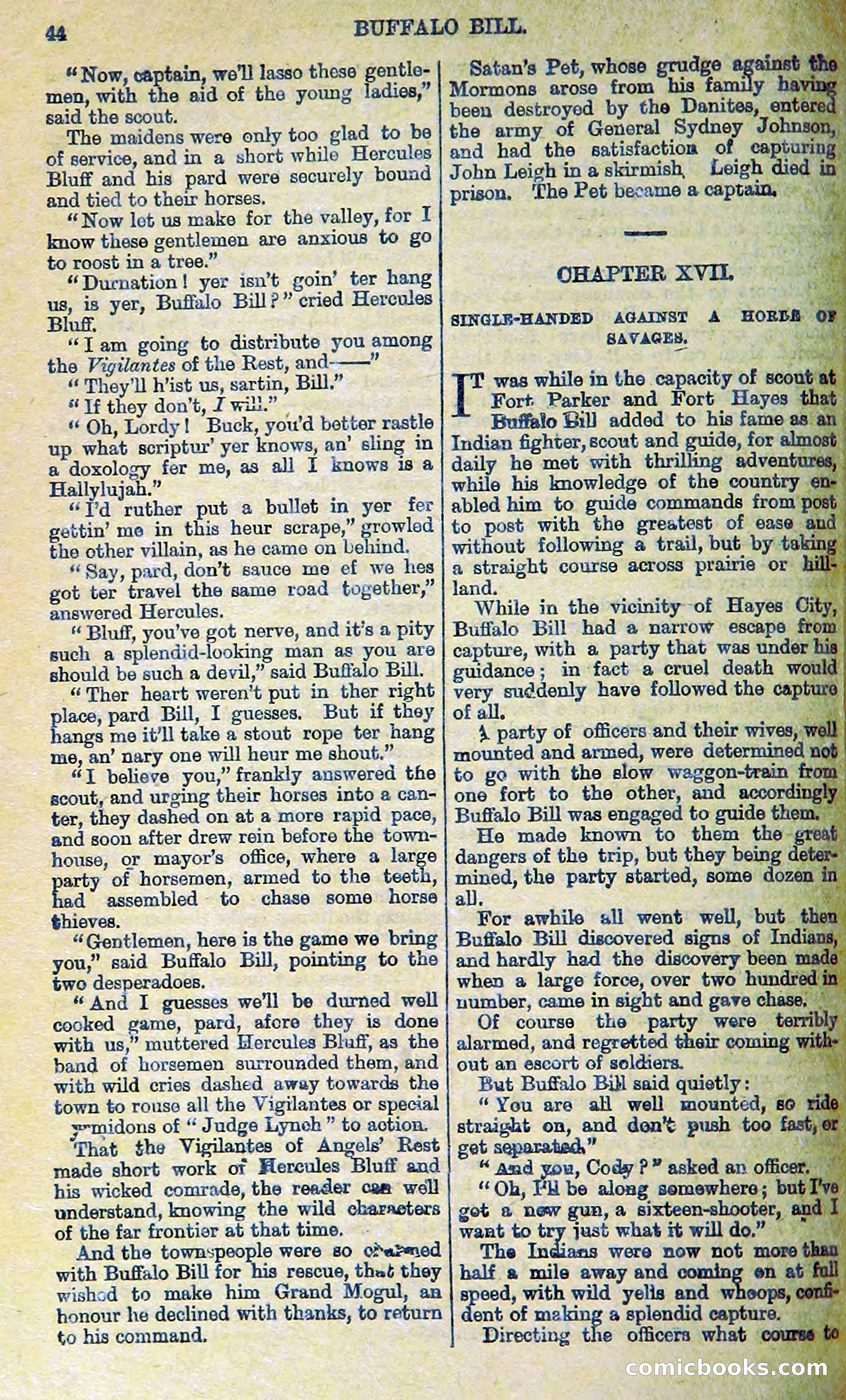 Buffalo Bill: His Life and Adventures in the Wild West — page 34 of 48