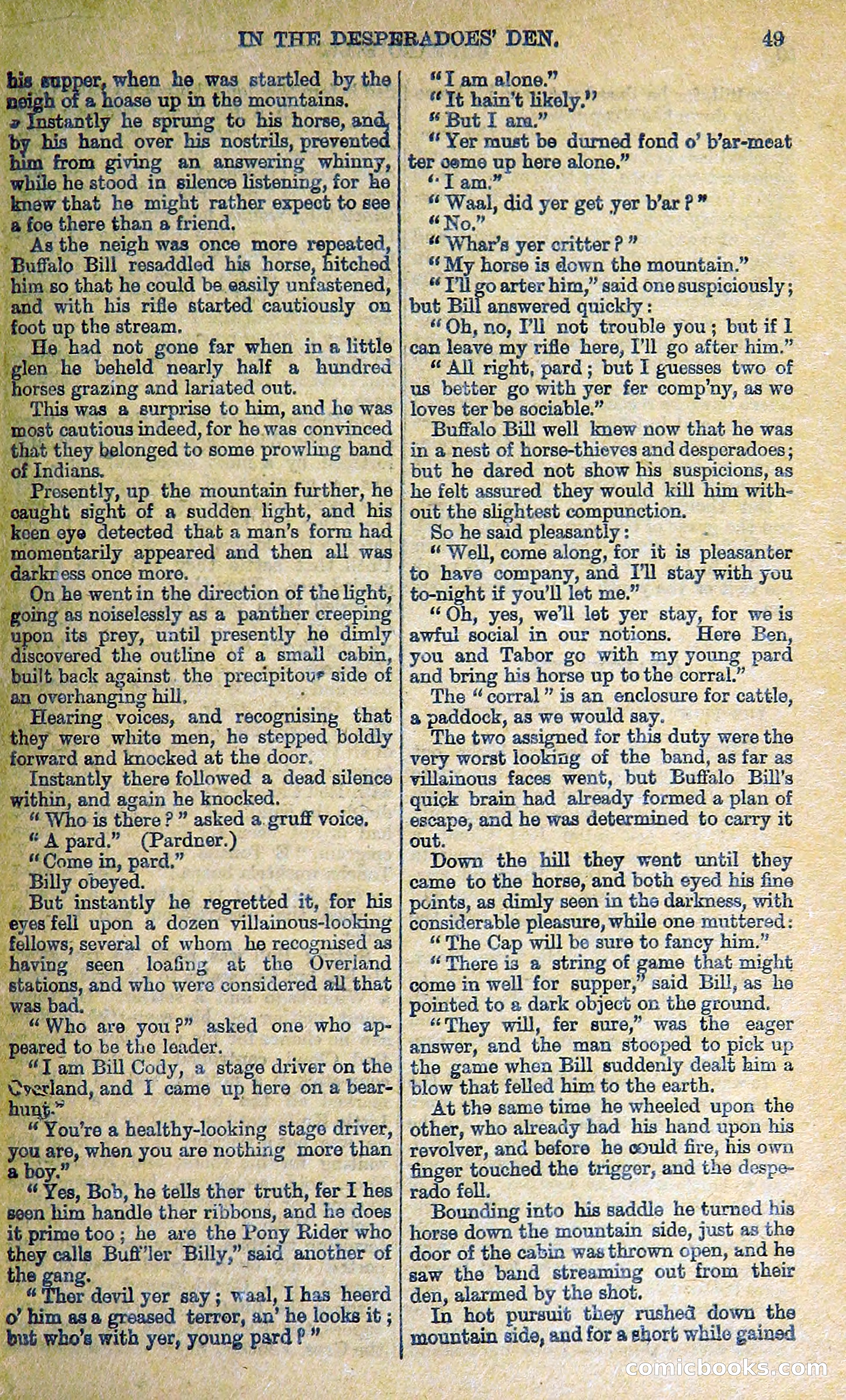 Buffalo Bill: His Life and Adventures in the Wild West — page 39 of 48