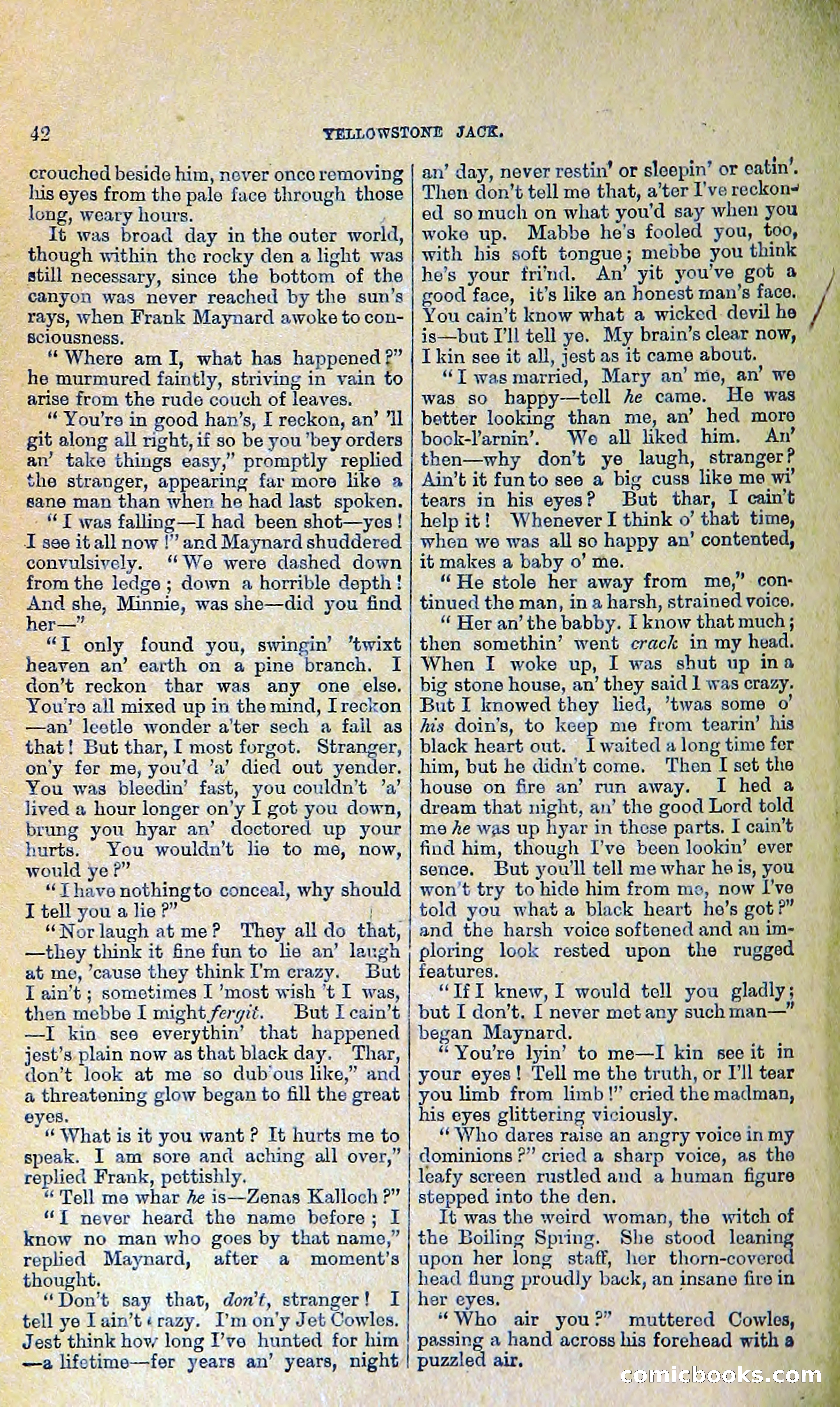 Yellowstone Jack: Trappers of the Enchanted Ground — page 44 of 68